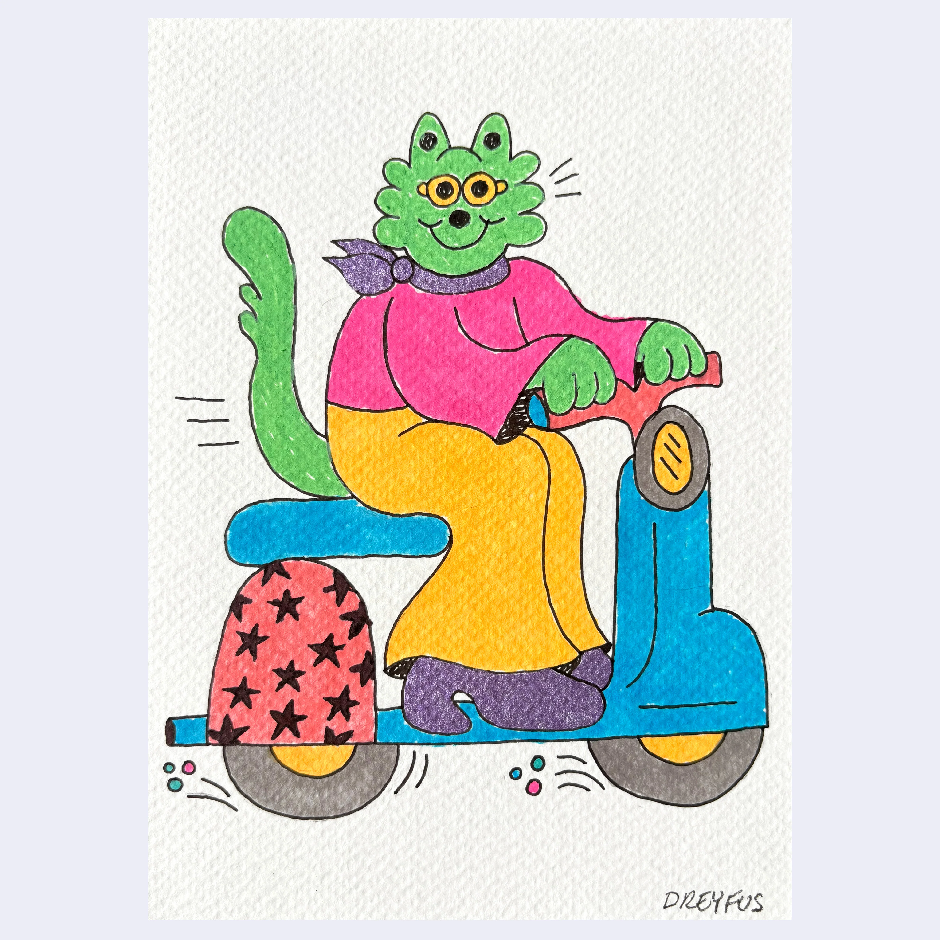 5x7 (2025) - #86 - Ashley Dreyfus - "Daily Drive"