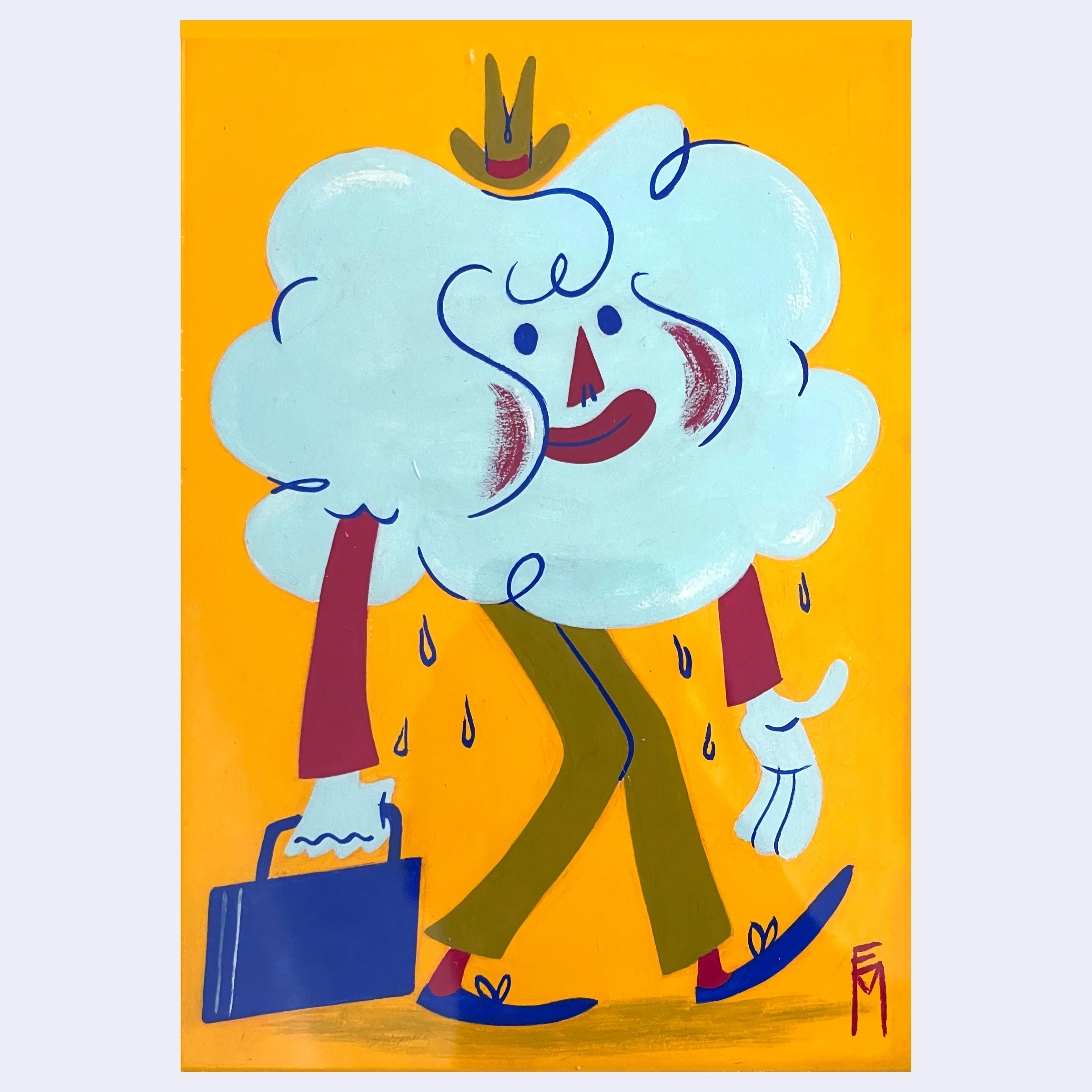 5x7 (2025) - #30 - Erick Martinez - "Off to Work"