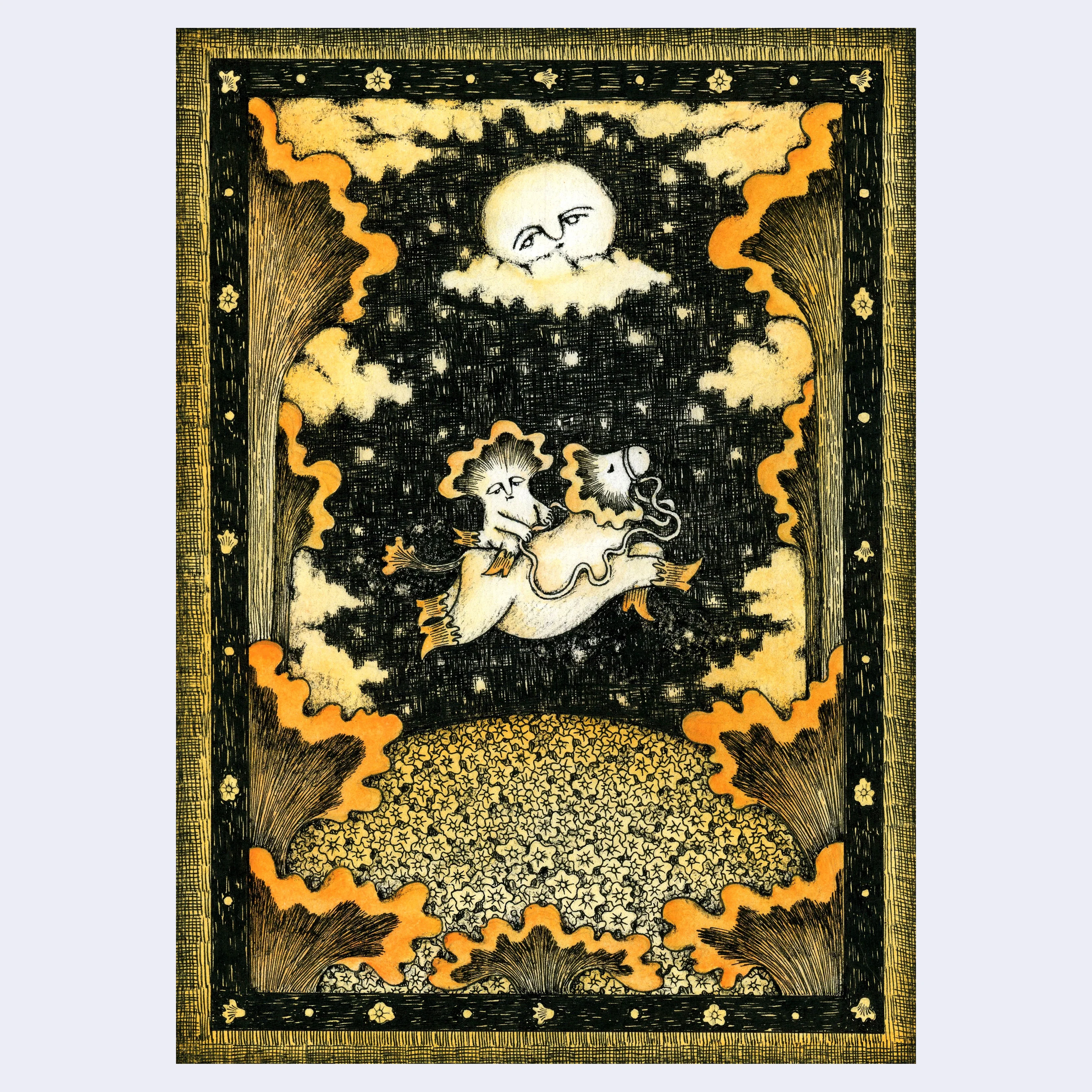 5x7 (2025) - #37 - Jennifer Nguyen - "The Cheval and Chanterelle"