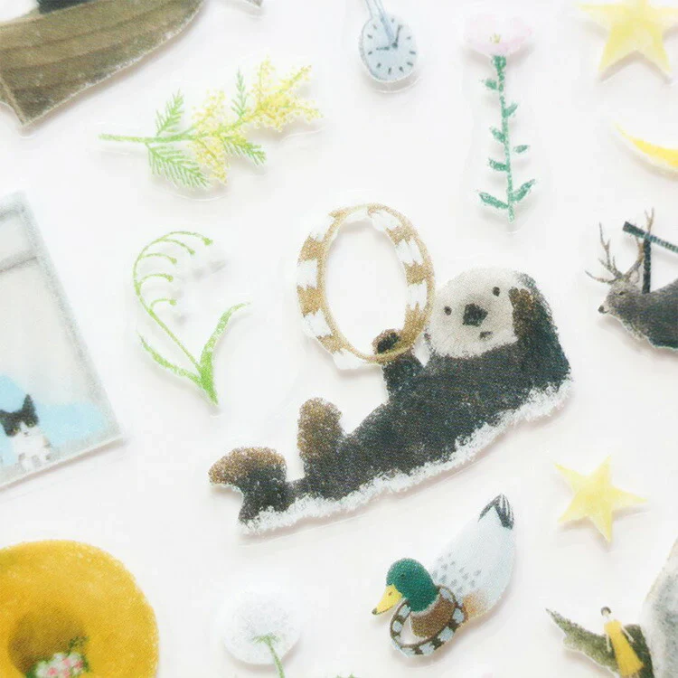 Akira Kusaka - Protagonists #1 (Animals & Instruments) Sticker Sheet - Image 2