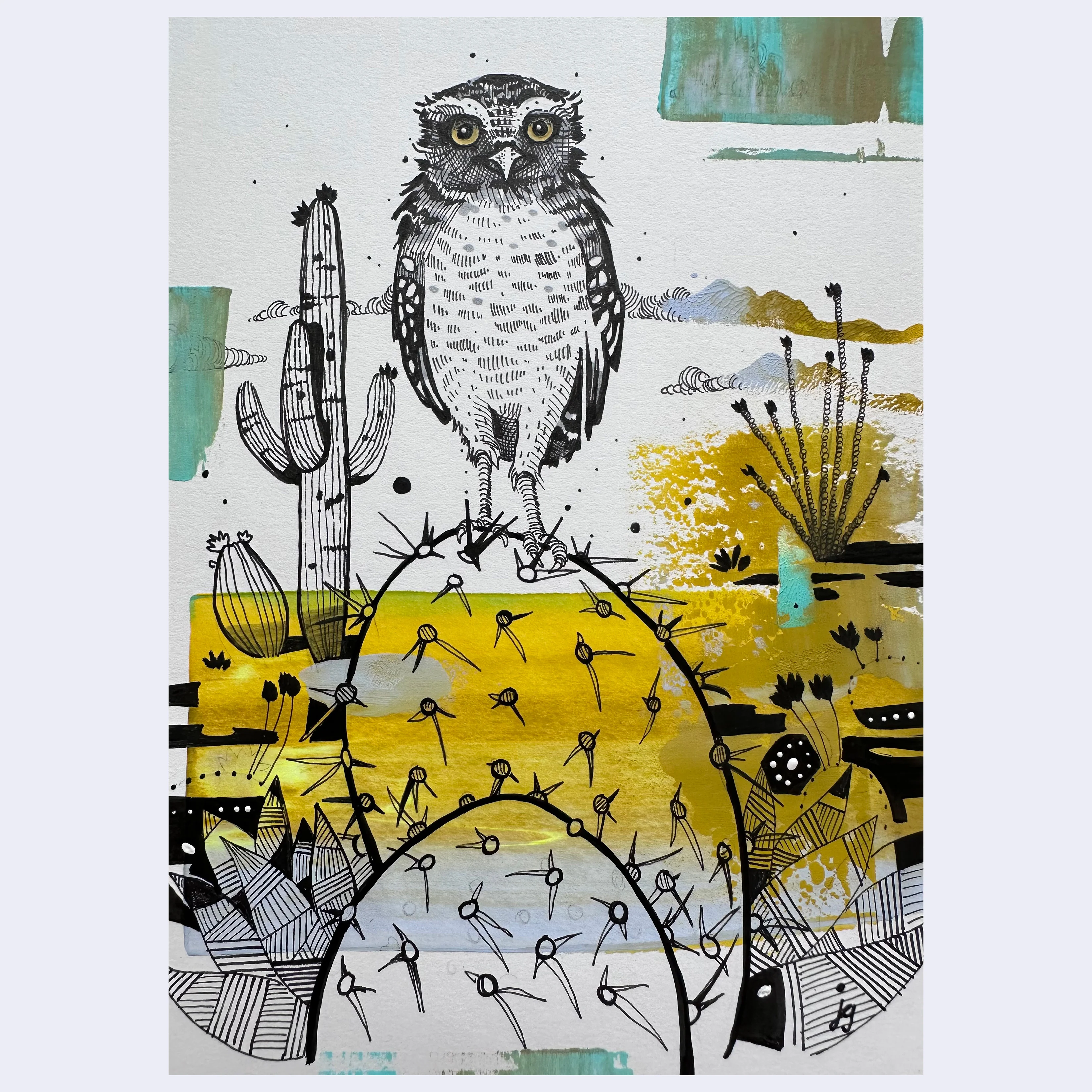 ANIMALS - #152 - Jenna Gibson - "Saguaro Watch"