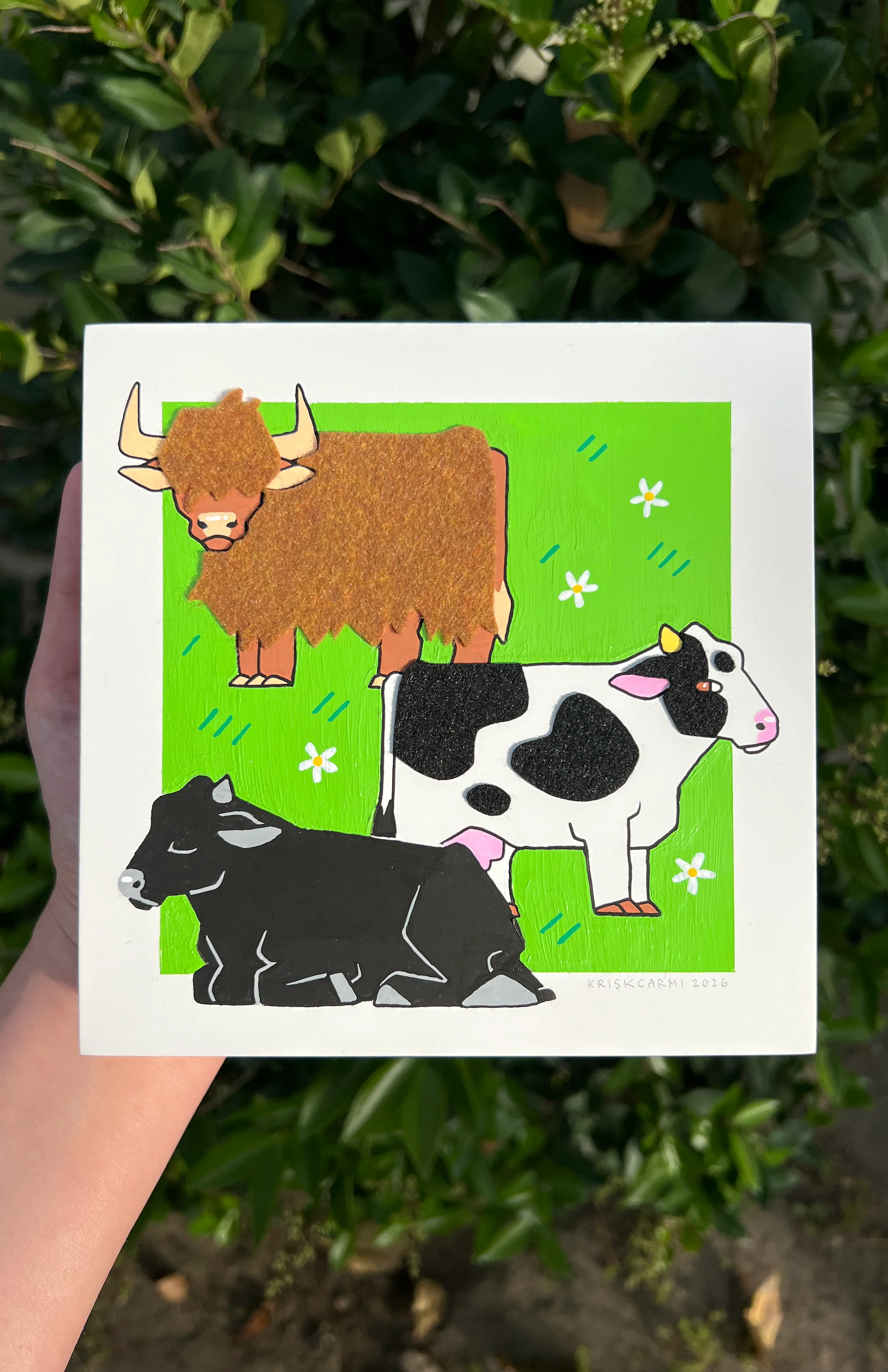 ANIMALS - #196 - Kristen Carmichael - "Have a Herd" - Image 4