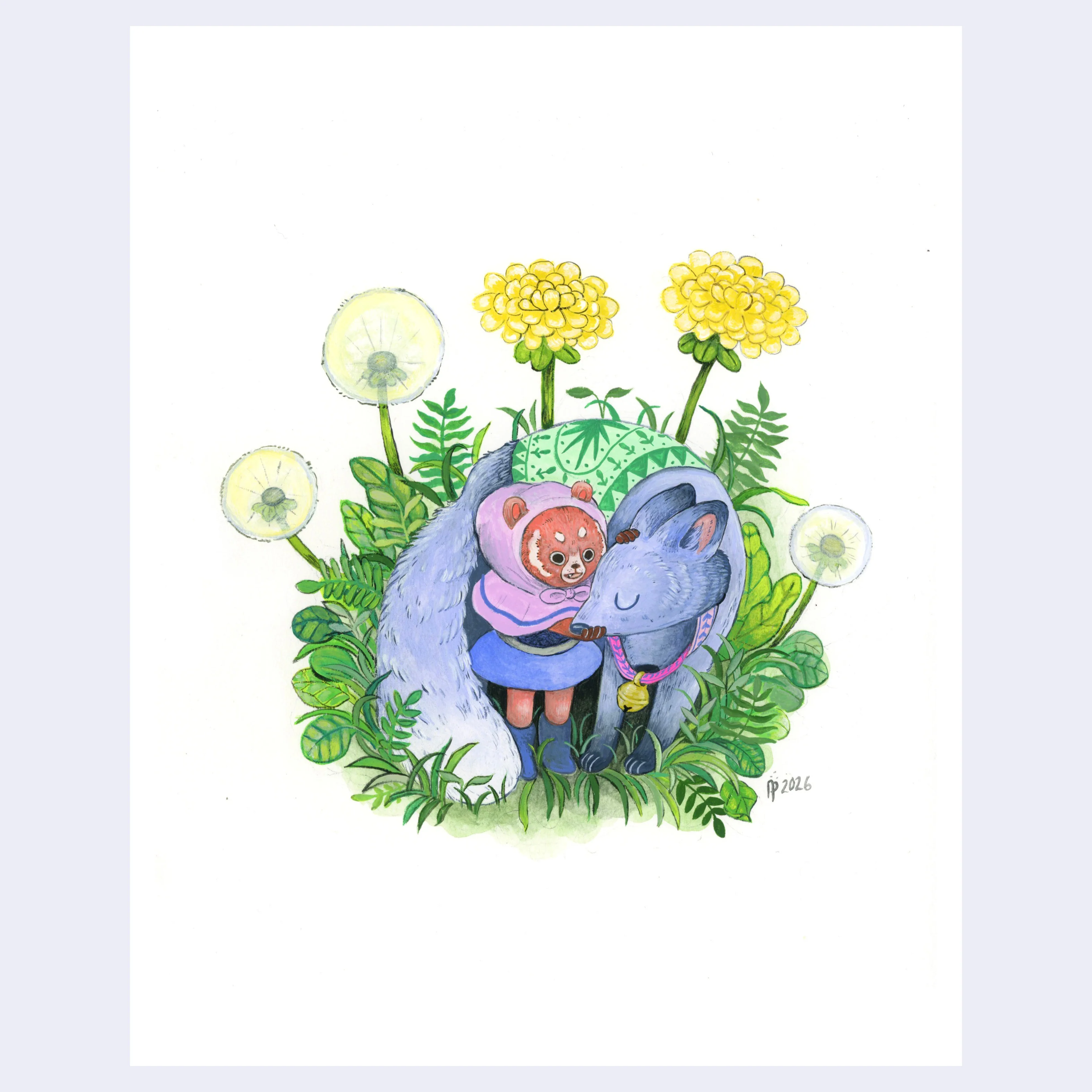 ANIMALS - #132 - Marika Paz - "Dandelion Friends"