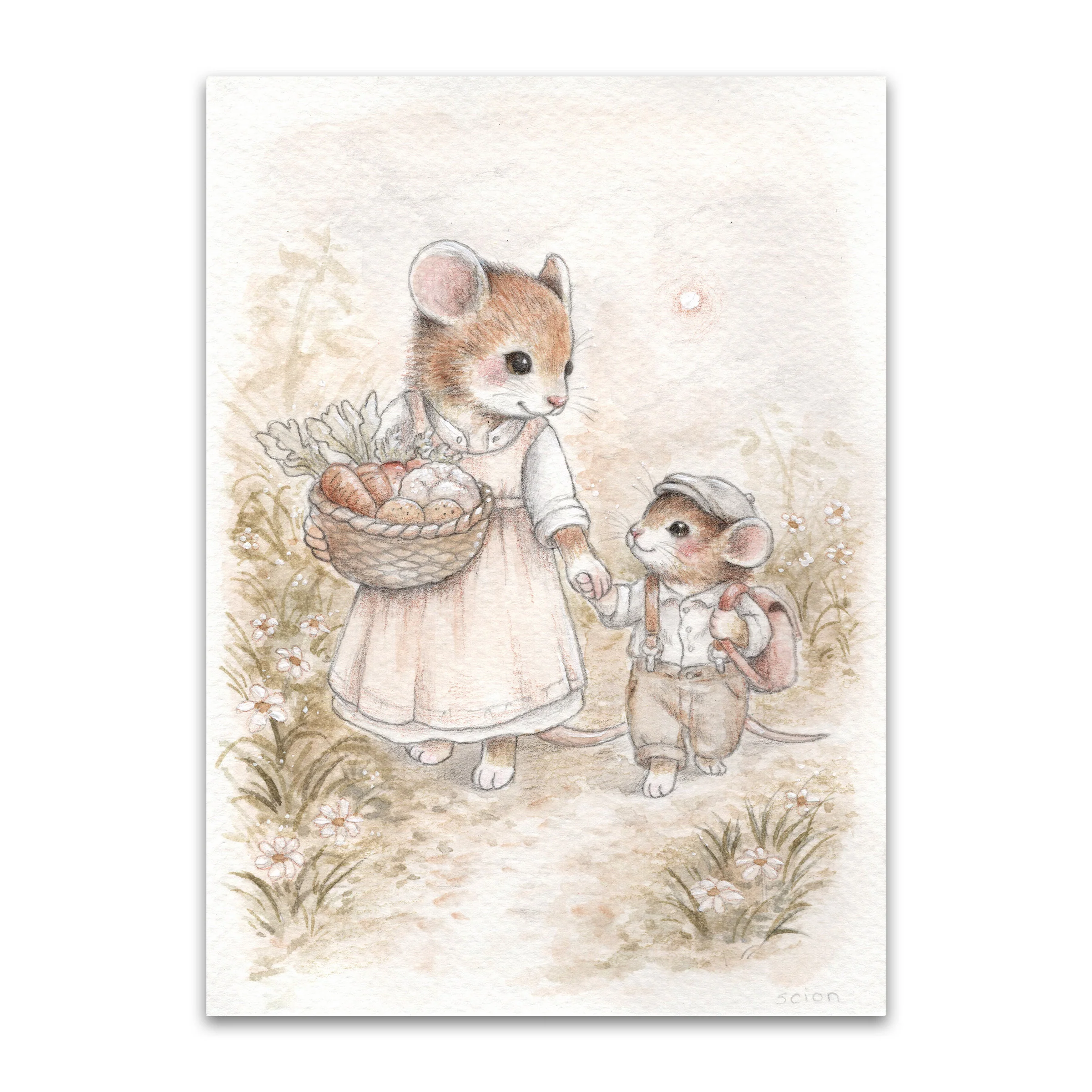 ANIMALS - #157 - Scion Illustration - "Evening Stroll"