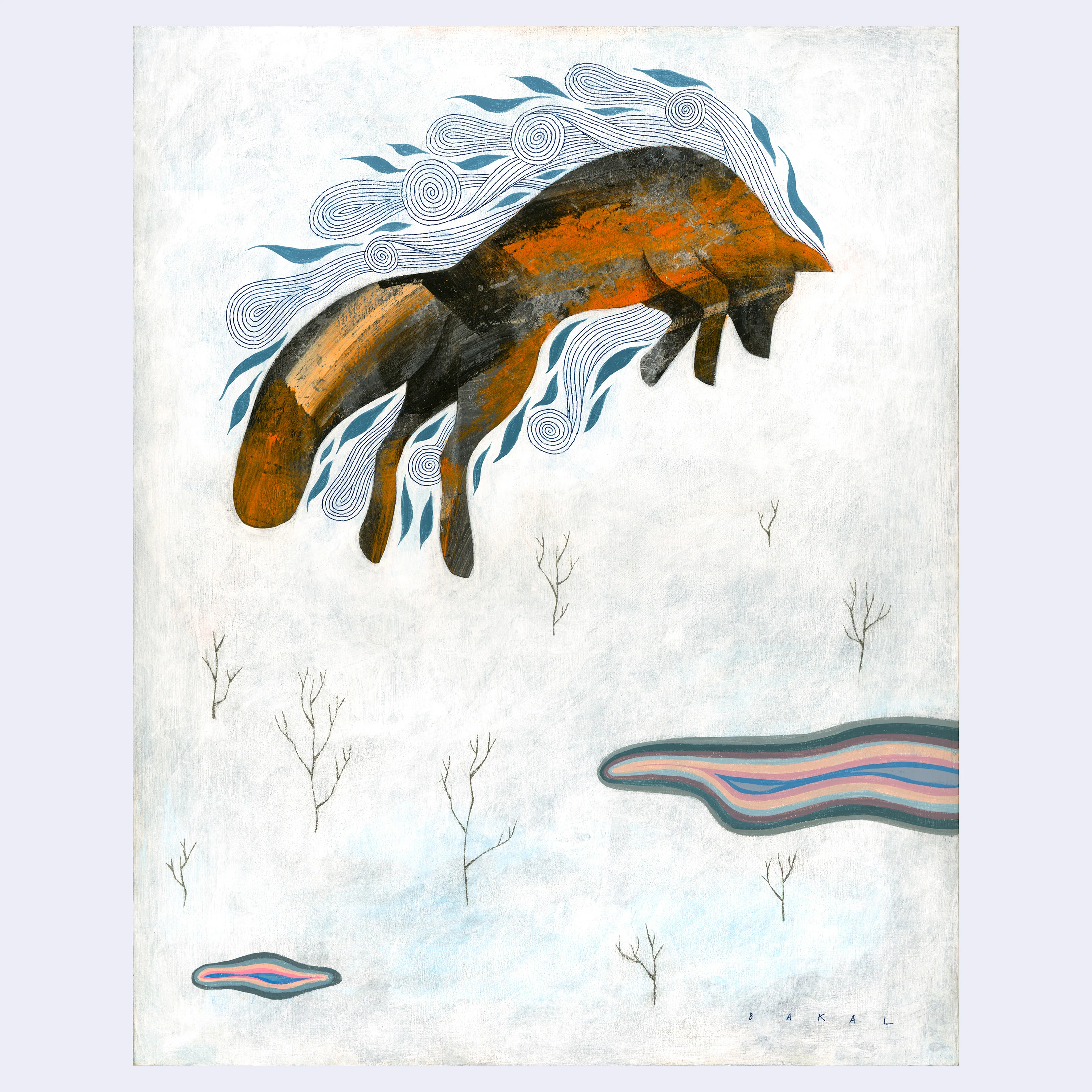ANIMALS - #23 - Scott Bakal - "Snow Fox"