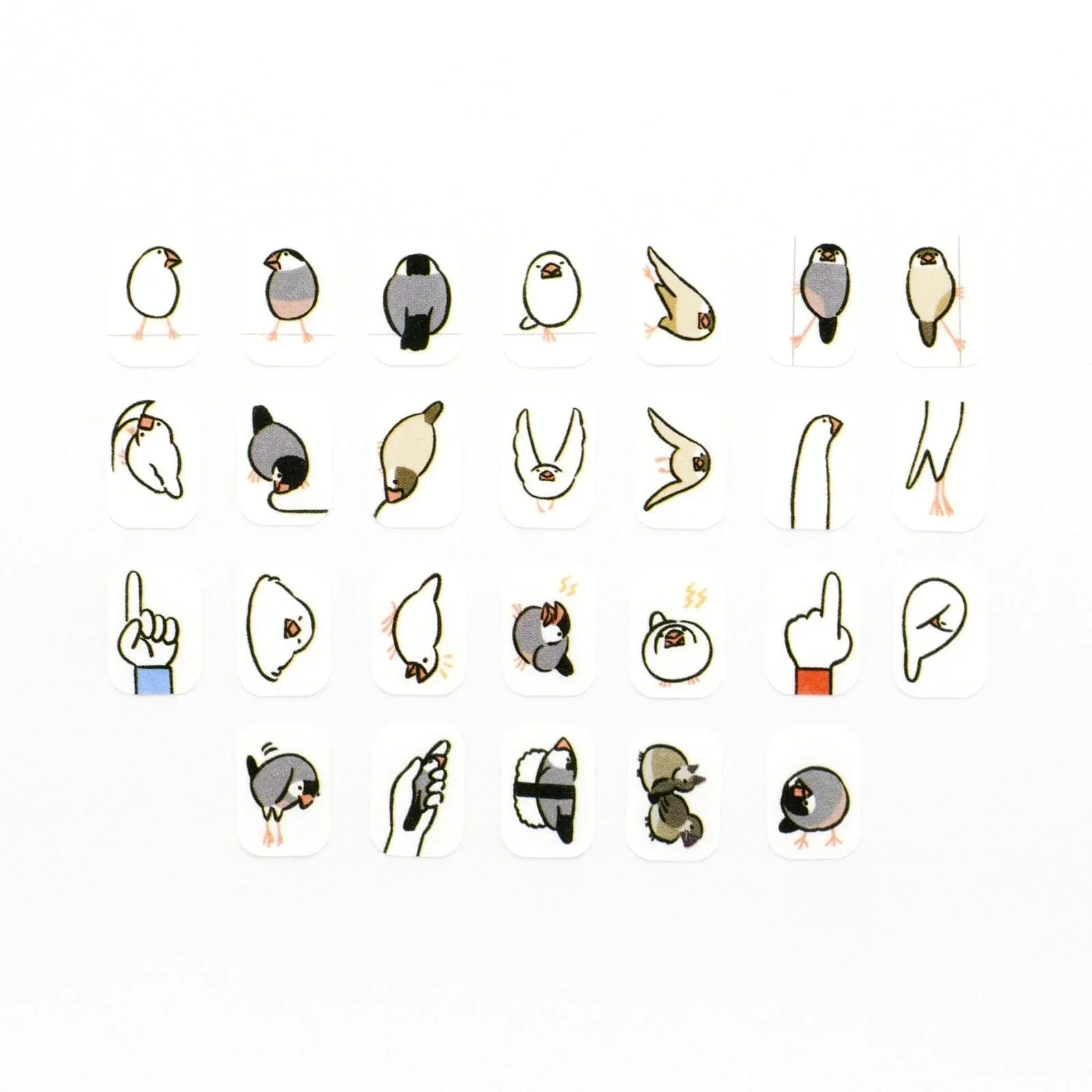 Bande - Bird Washi Sticker Roll (People Who Live in Planners) - Image 2