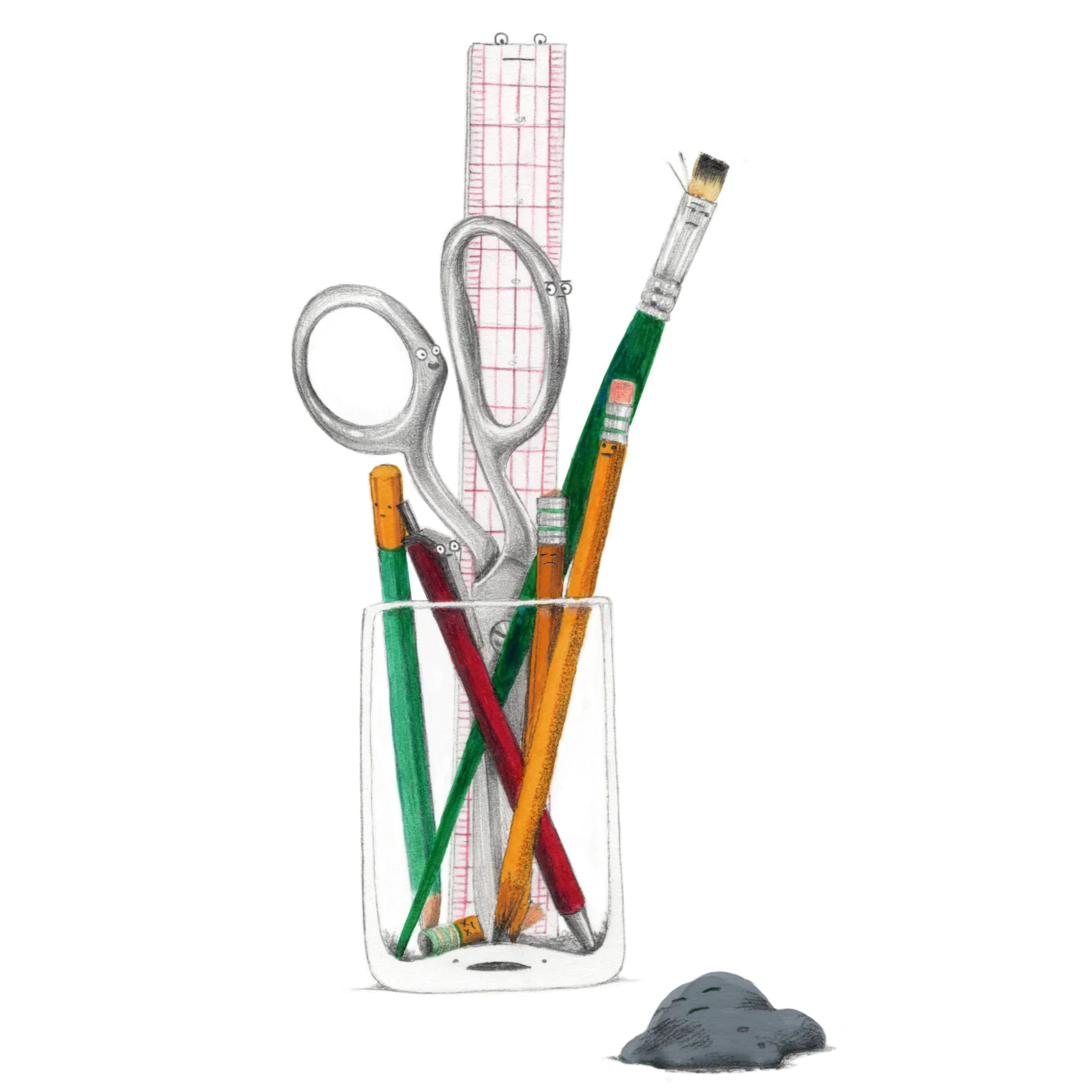 Cassia Lupo - "Existential Utensils" print - Image 2