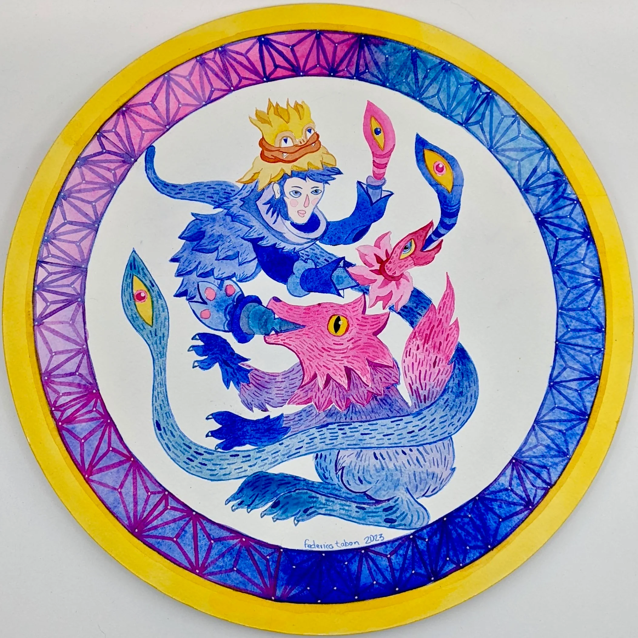 Circles - #58 - Federico Tobon - "King Wolf"