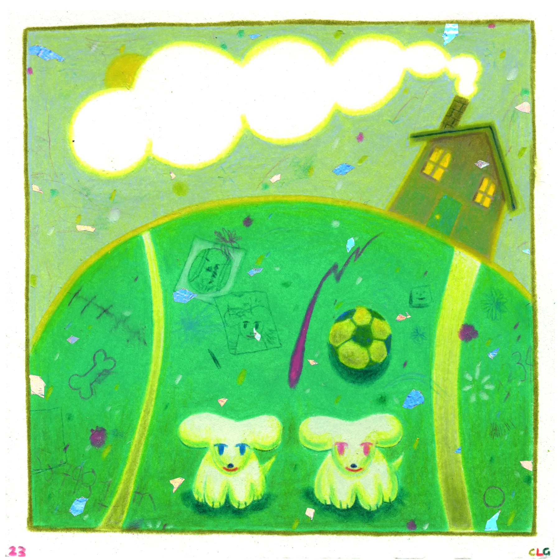 Convergence II (2023) - #36 - Christian Leon Guerrero - "Planet Tennis Ball"