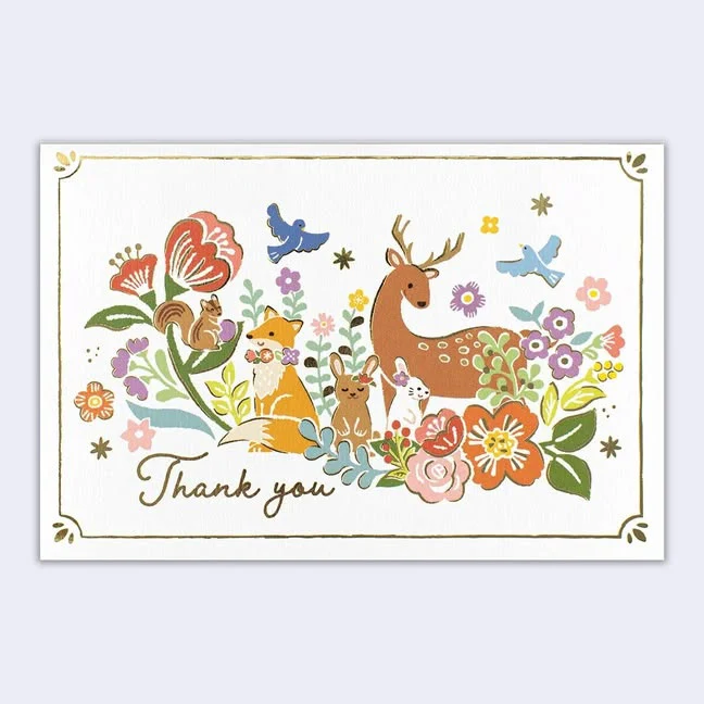 CREALD - Thank You Forest Animal 3D Greeting Card - Image 2