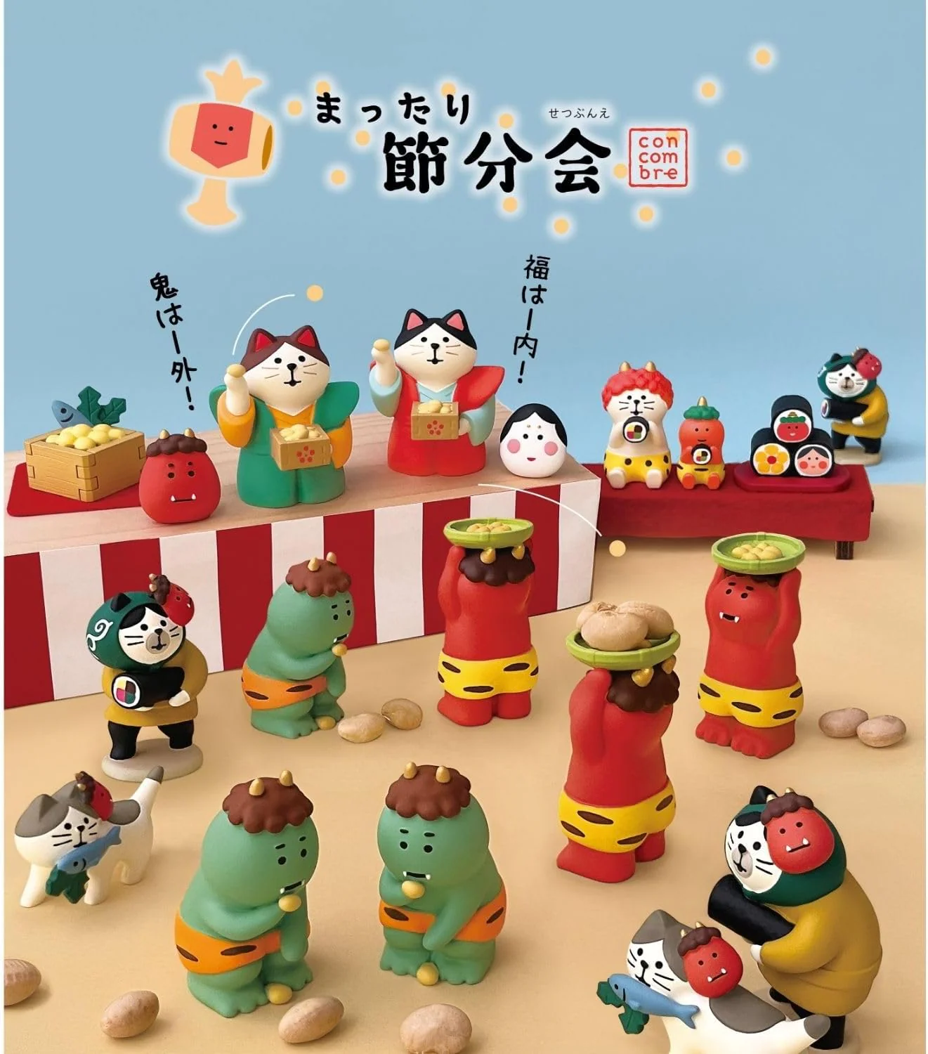 Decole - Bean Eating Oni Miniature Figure - Image 2
