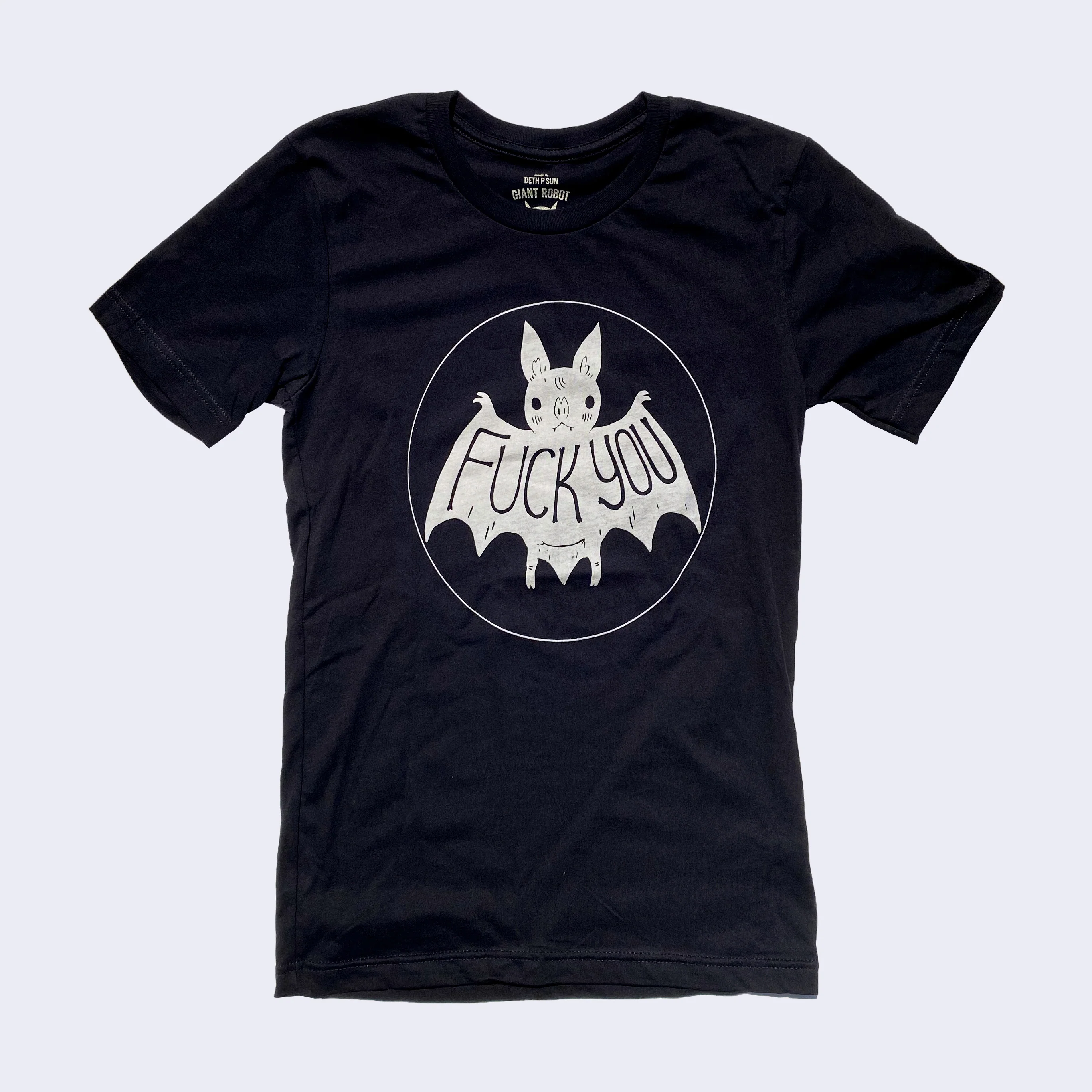 Deth P Sun x Giant Robot - Fuck You Bat T-Shirt (Black)