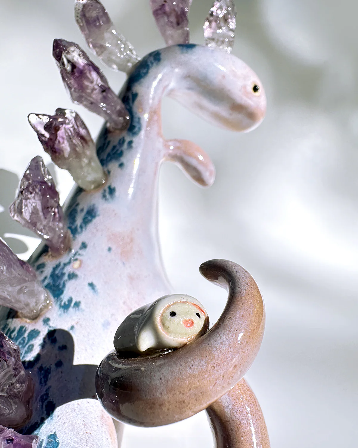Dino Show 2025 - Ginger Chen - "Amethyst Dino #1" - Image 2