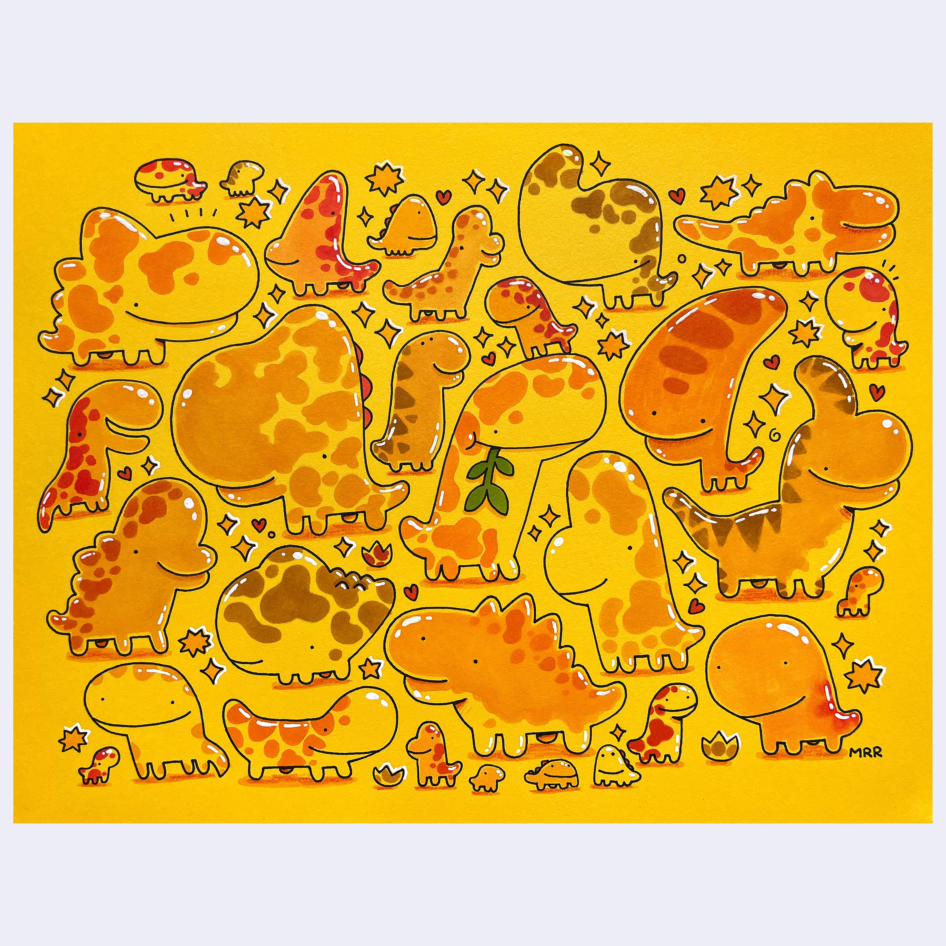 Dino Show 2025 - Megan Rose Ruiz - "Round Dinos"