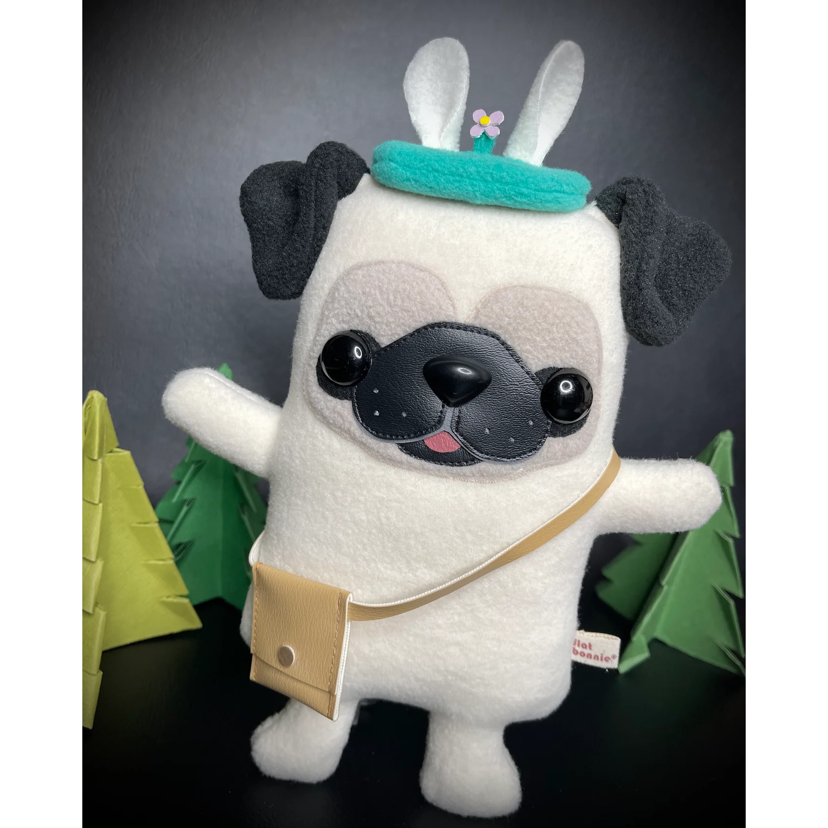 Doggo Show 2023 - Flat Bonnie - "Easter Pug”