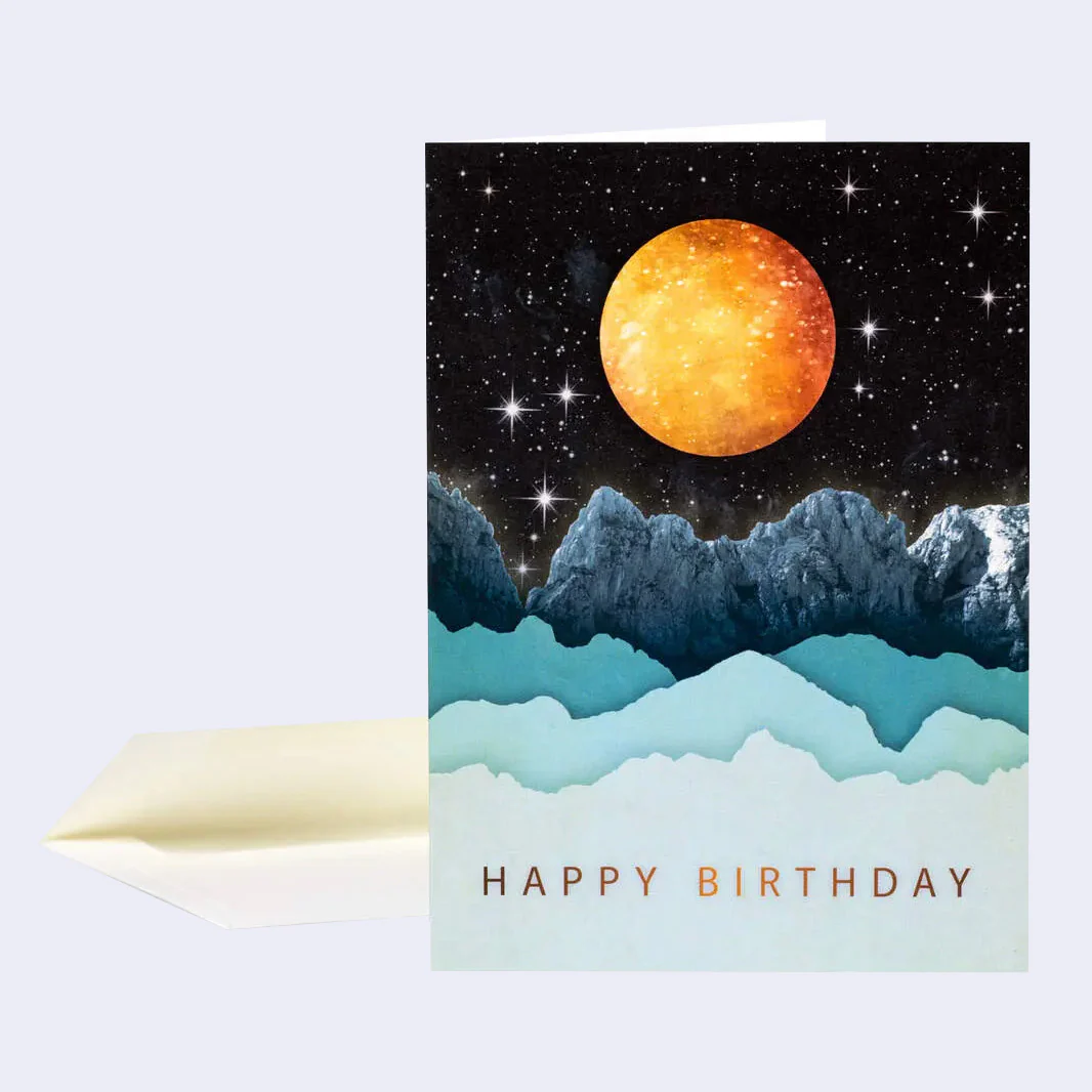 Durido - Happy Birthday (Moon) Card