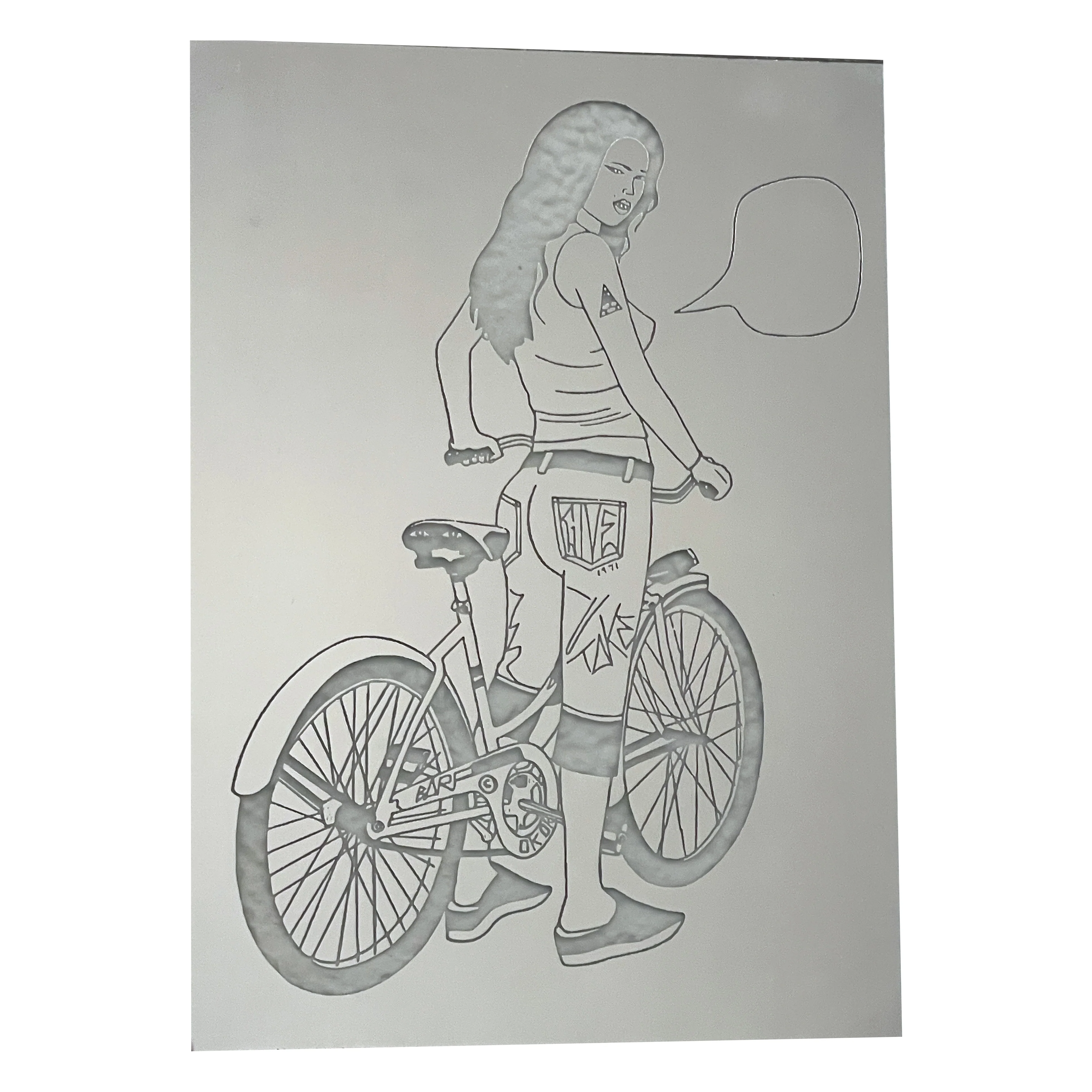 Five by Seven - #40 - Albert Reyes - Girl on Bike