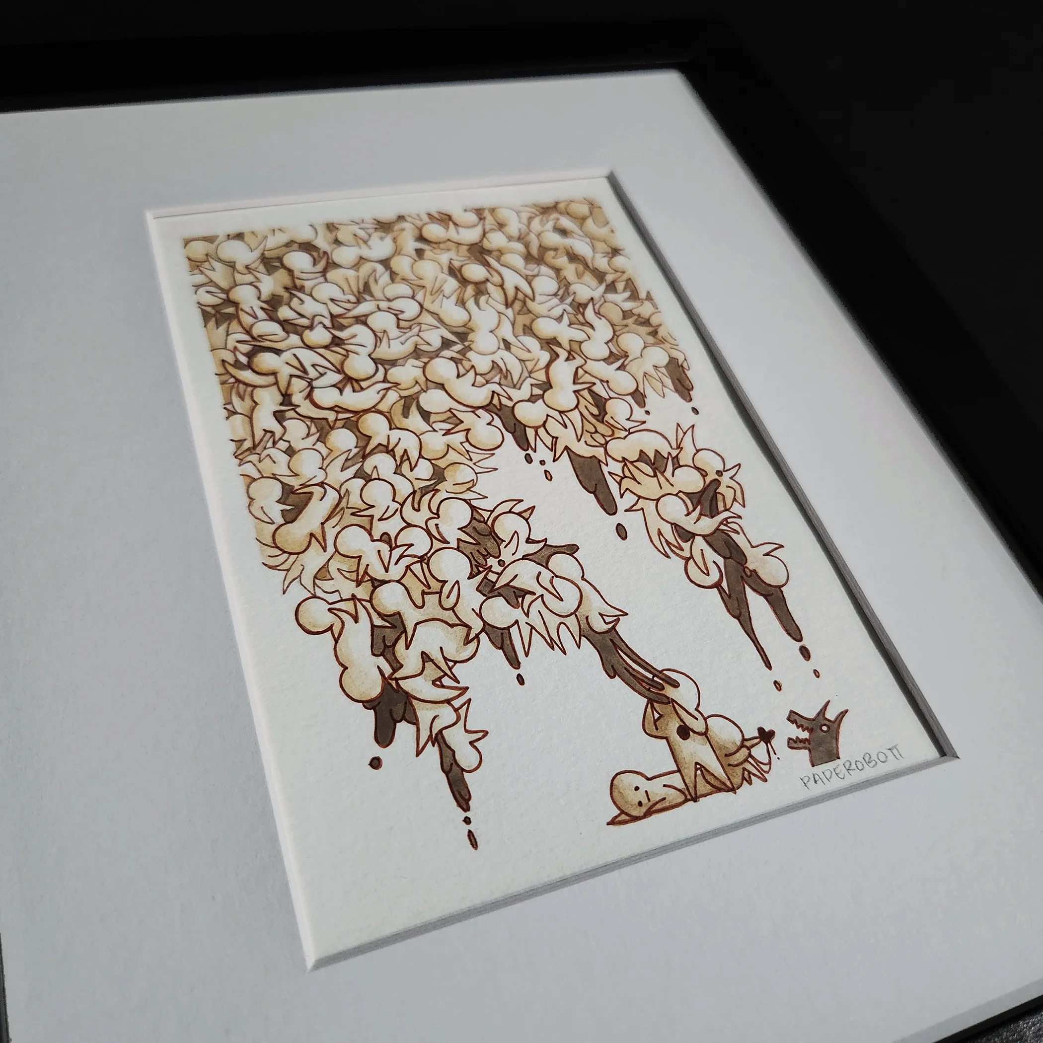 Five by Seven - #57 - Paperobott - "Self Doubt" - Image 3