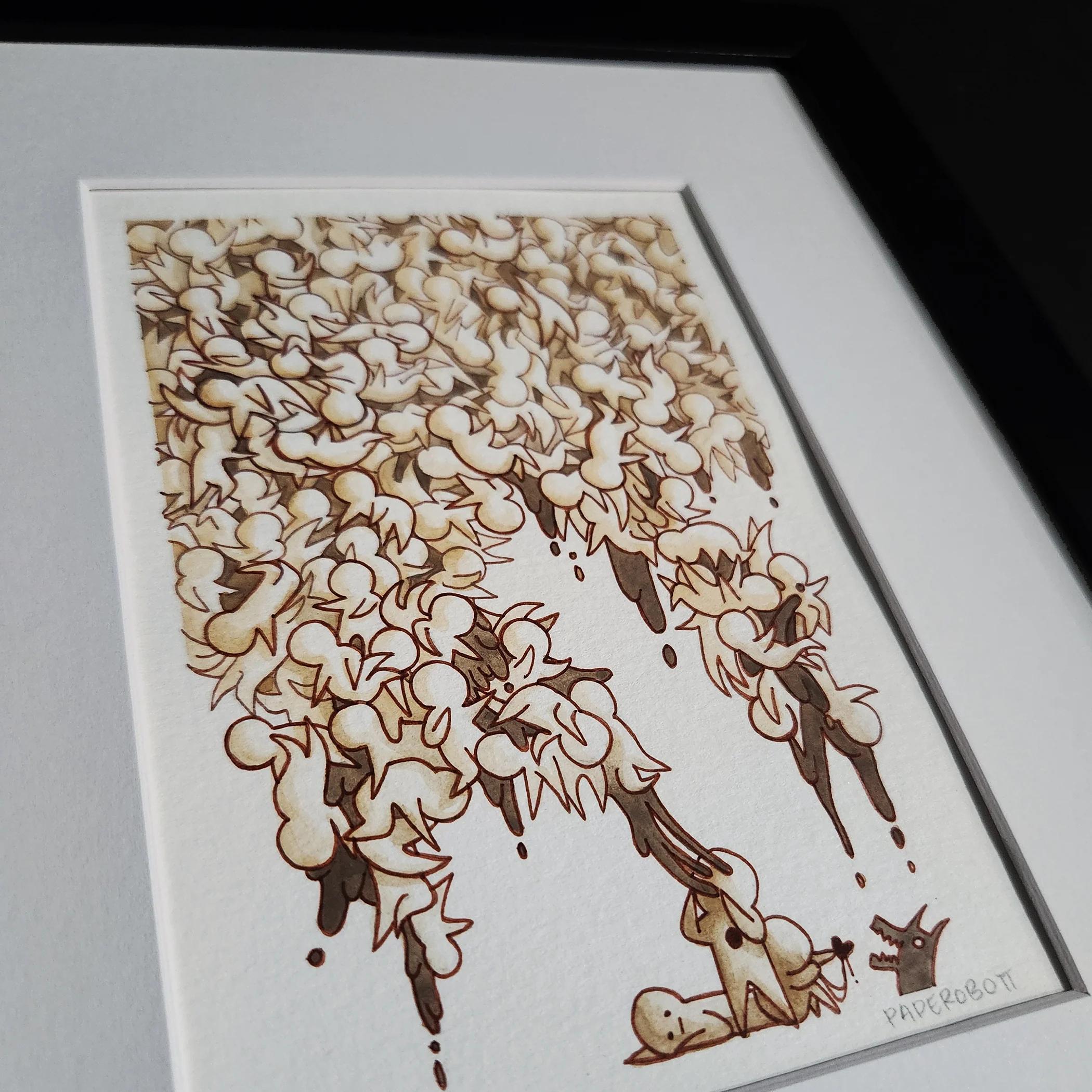 Five by Seven - #57 - Paperobott - "Self Doubt" - Image 4