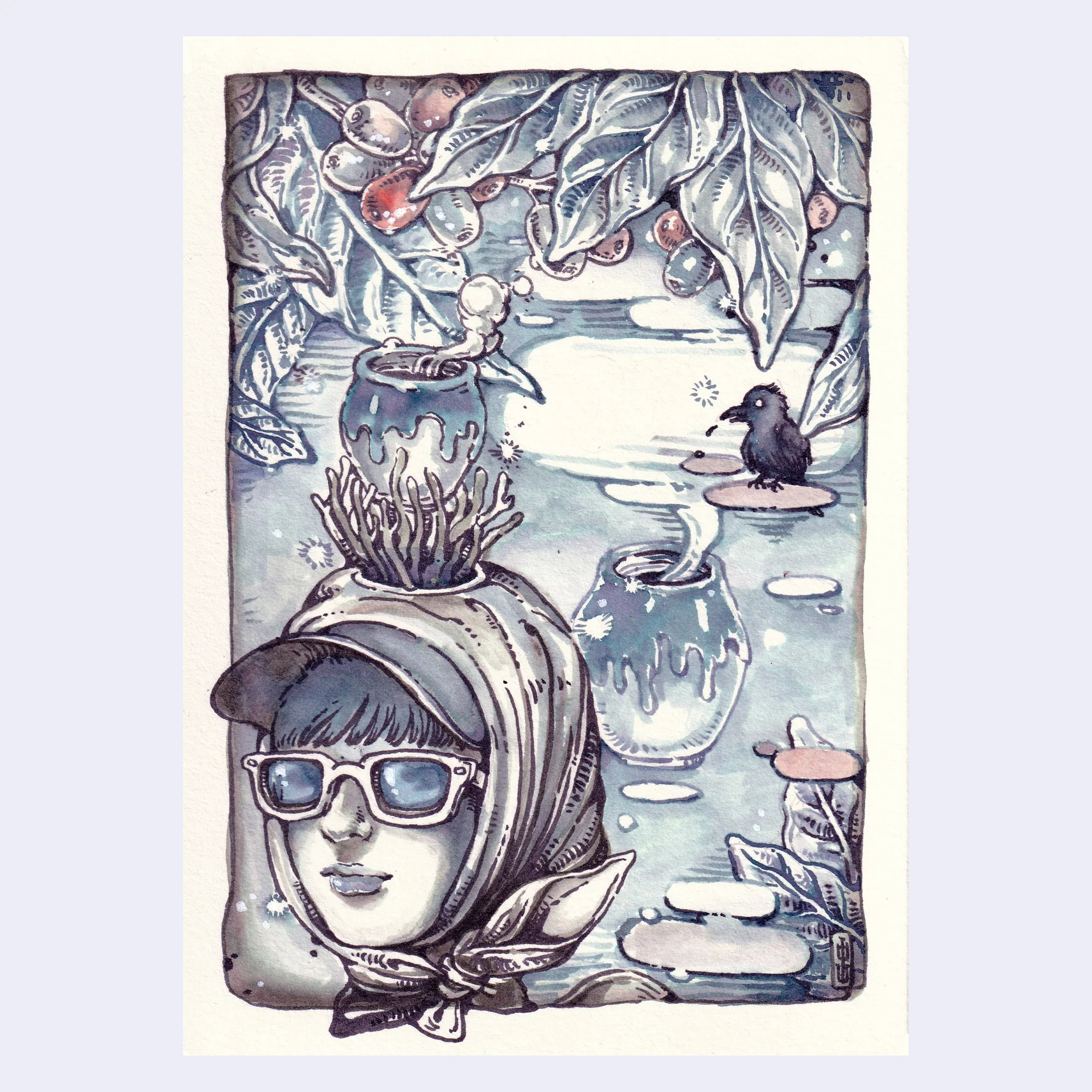 Five by Seven - #48 - Shihori Nakayama - "Coyote Blue"