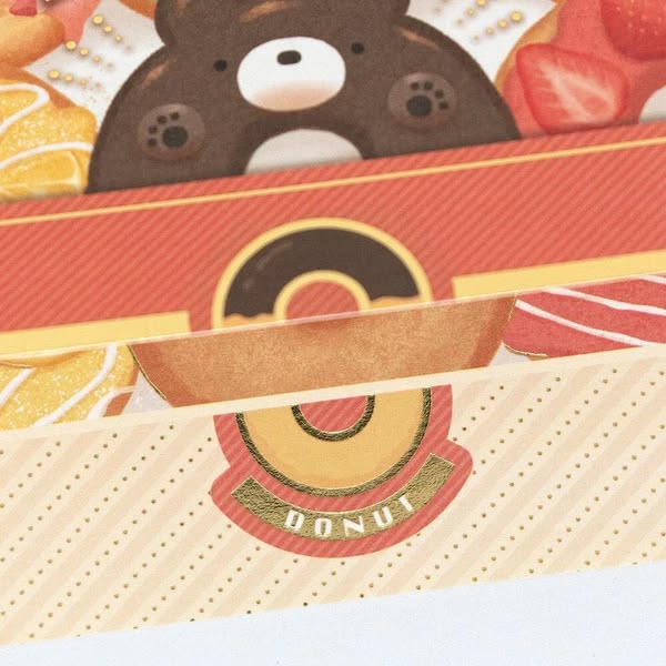 For You - Donut Box Bear Greeting Card - Image 4