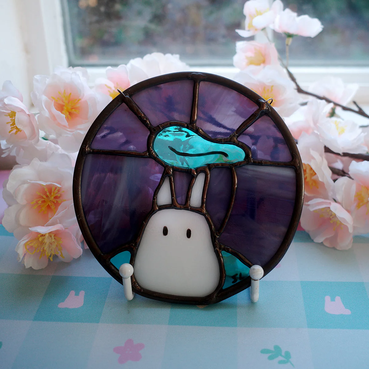 Forest God Show 2025 - Susan Lin @sondering.art - "Chibi Forest God Leaf - Purple"
