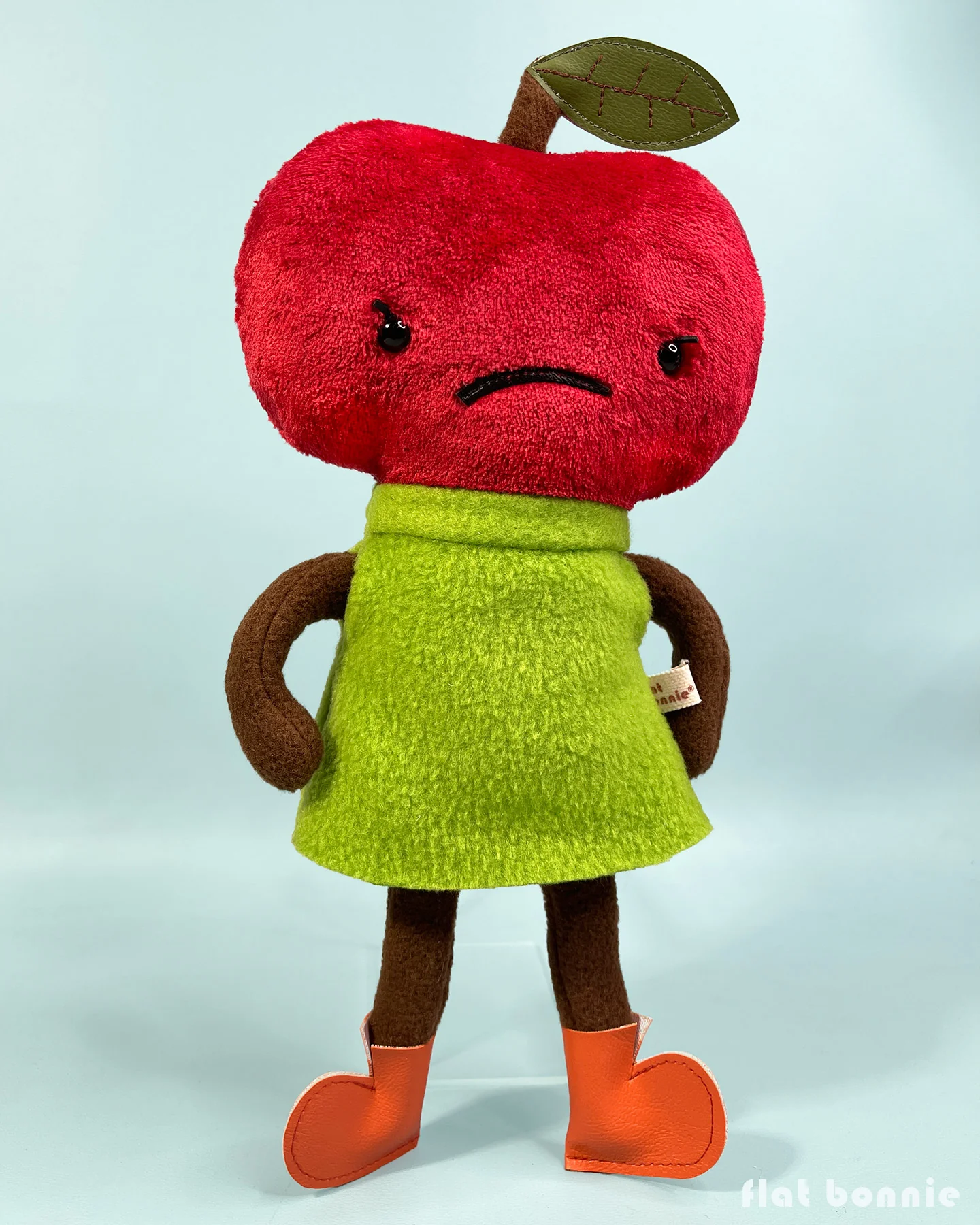 Fruits & Veggies - Flat Bonnie - "Fuji the Angry Apple" - Image 2