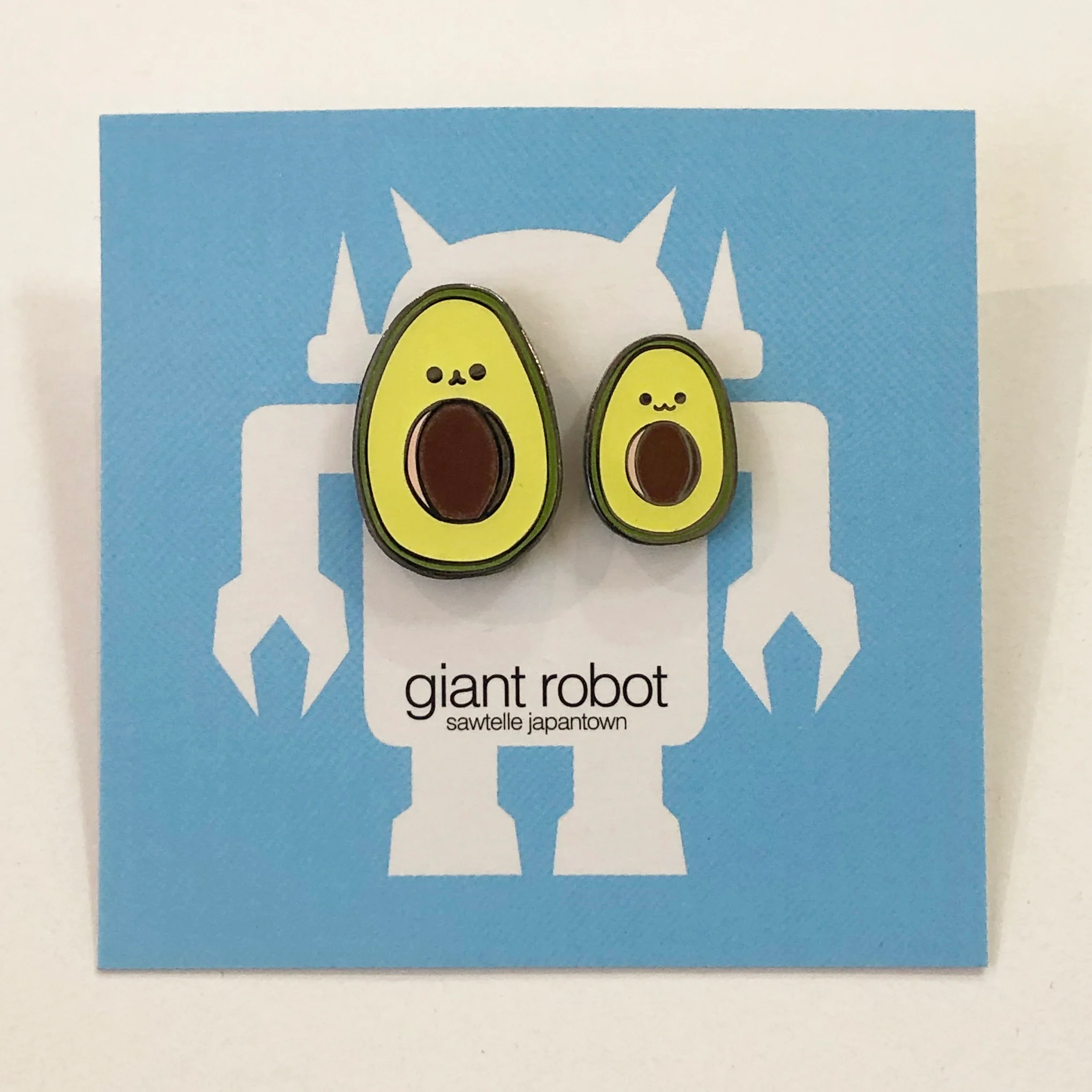 Giant Robot - Avocado Duo - Cute Two Pin Set - Image 4