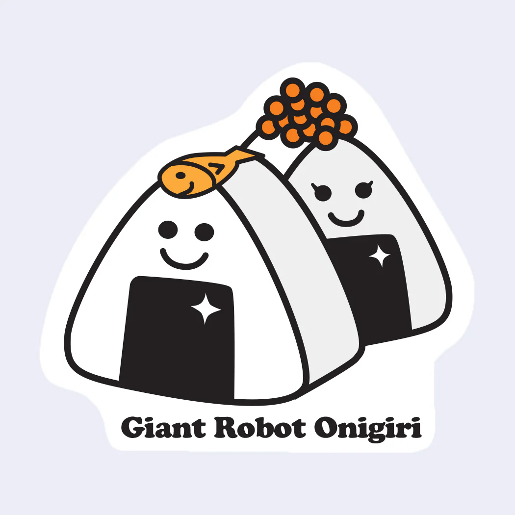Giant Robot - Onigiri Rice Ball Sticker