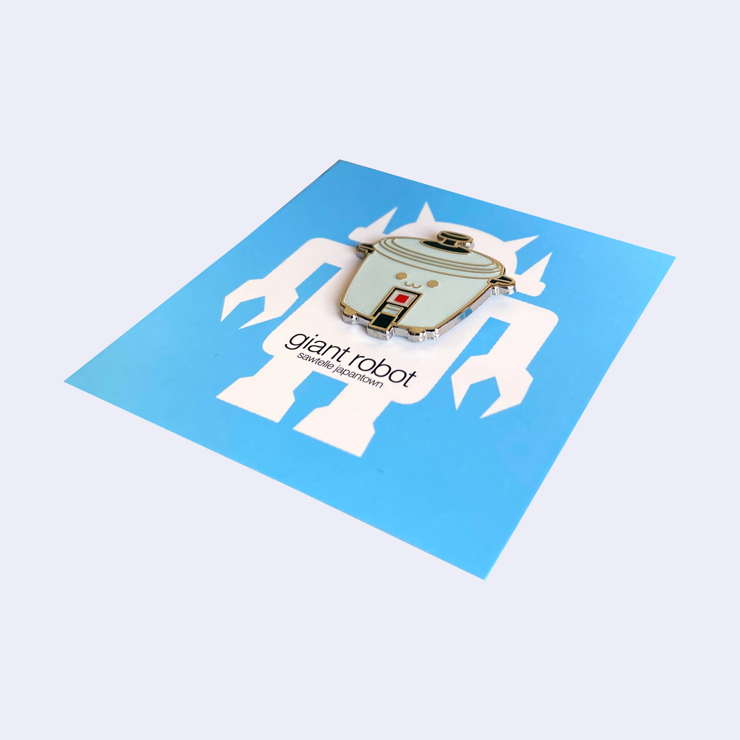 Giant Robot - Rice Cooker Enamel Pin (Glow in the Dark) - Image 2