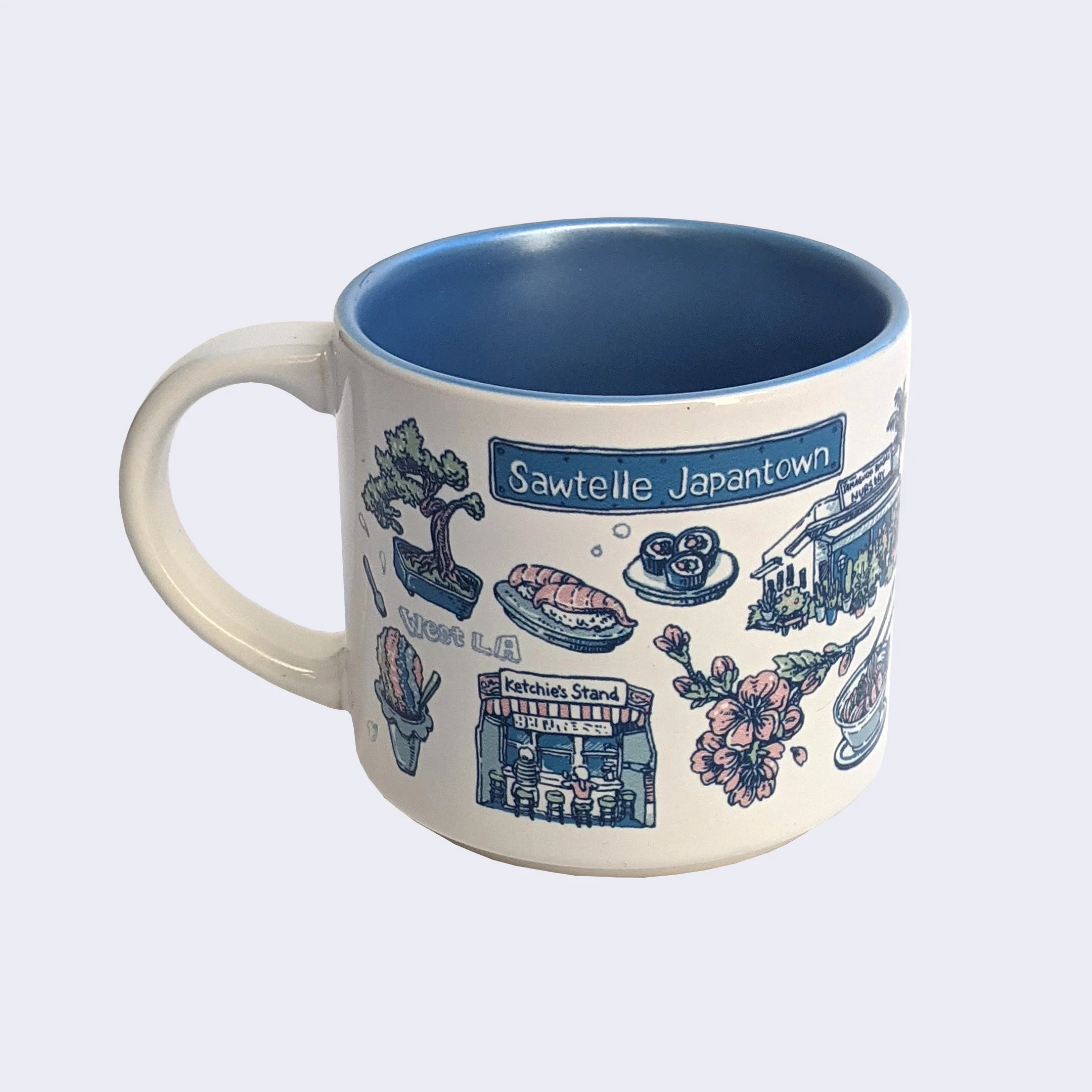 Giant Robot - Sawtelle Mug (Blue Accent)