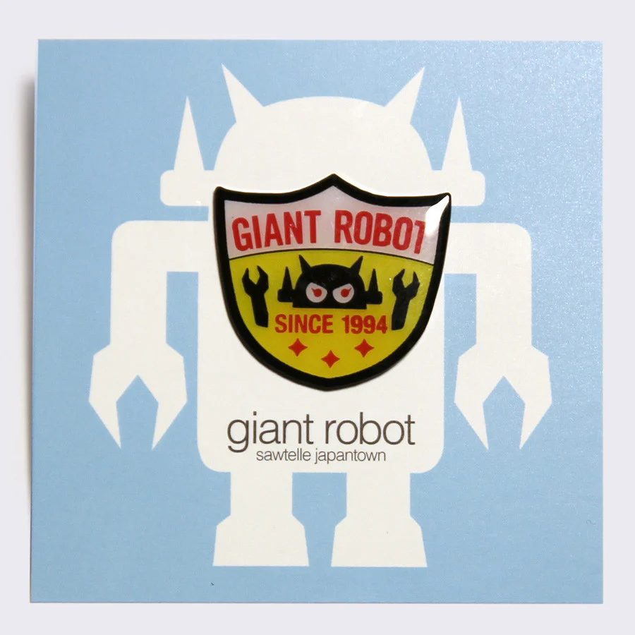 Giant Robot - Shield Logo Enamel Pin - Image 2