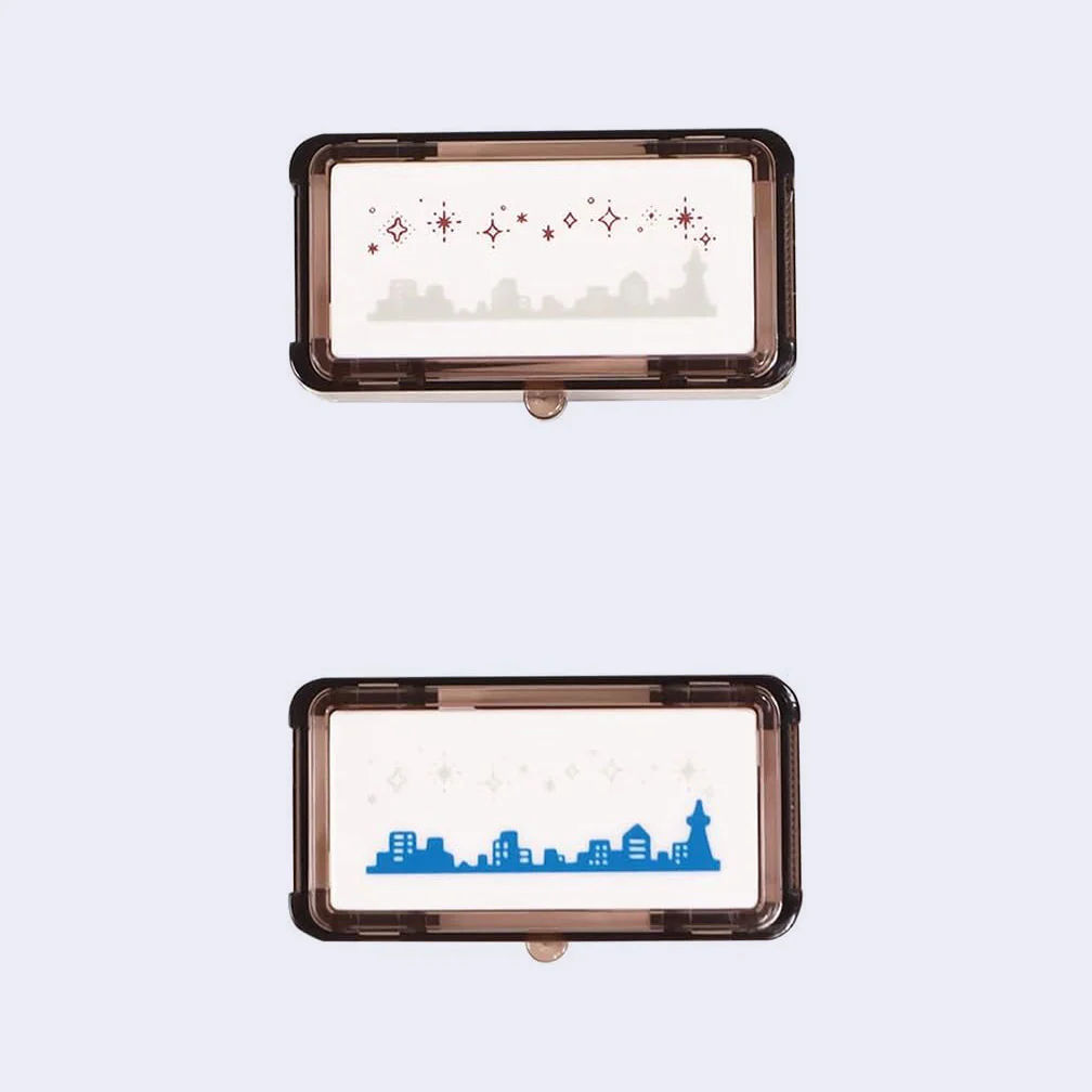 Hancoco Deco - Stardust City Layer Stamp Set (2 Stamps) - Image 2