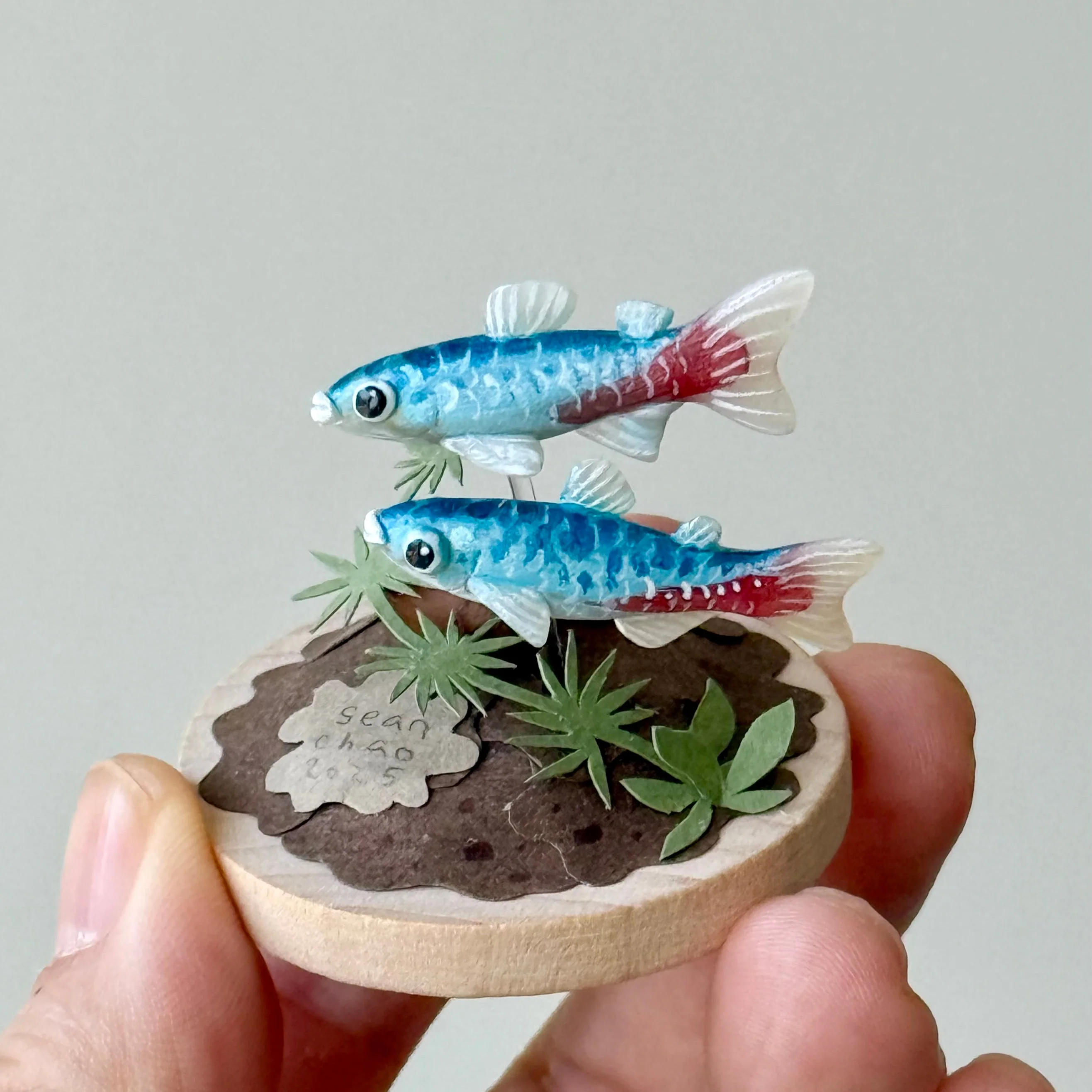 Hello Again - #65 - Sean Chao - "Fish Duo 04" - Image 2