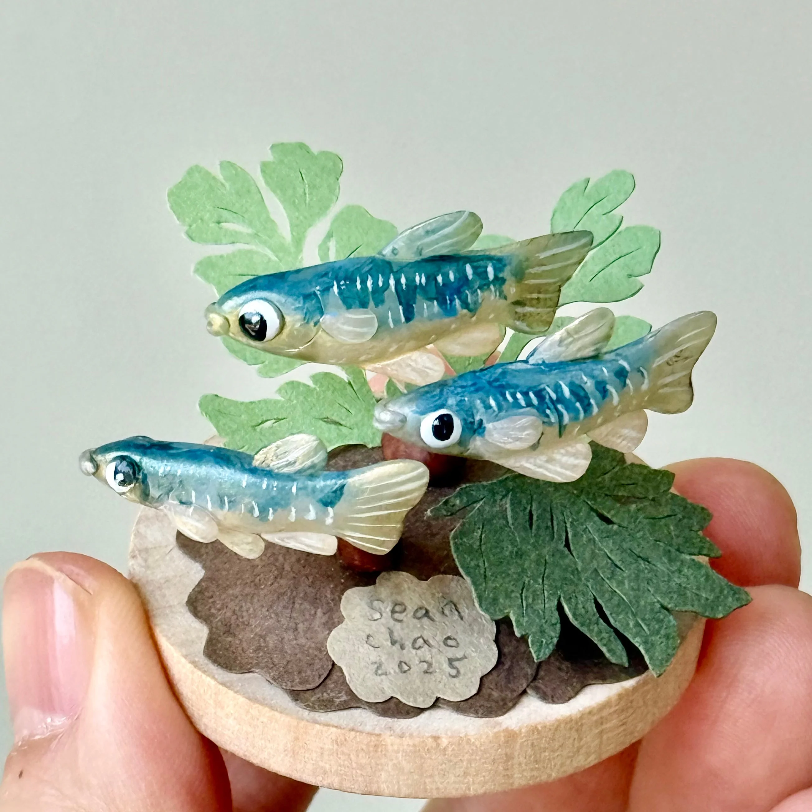 Hello Again - #74 - Sean Chao - "School of Fish 03"