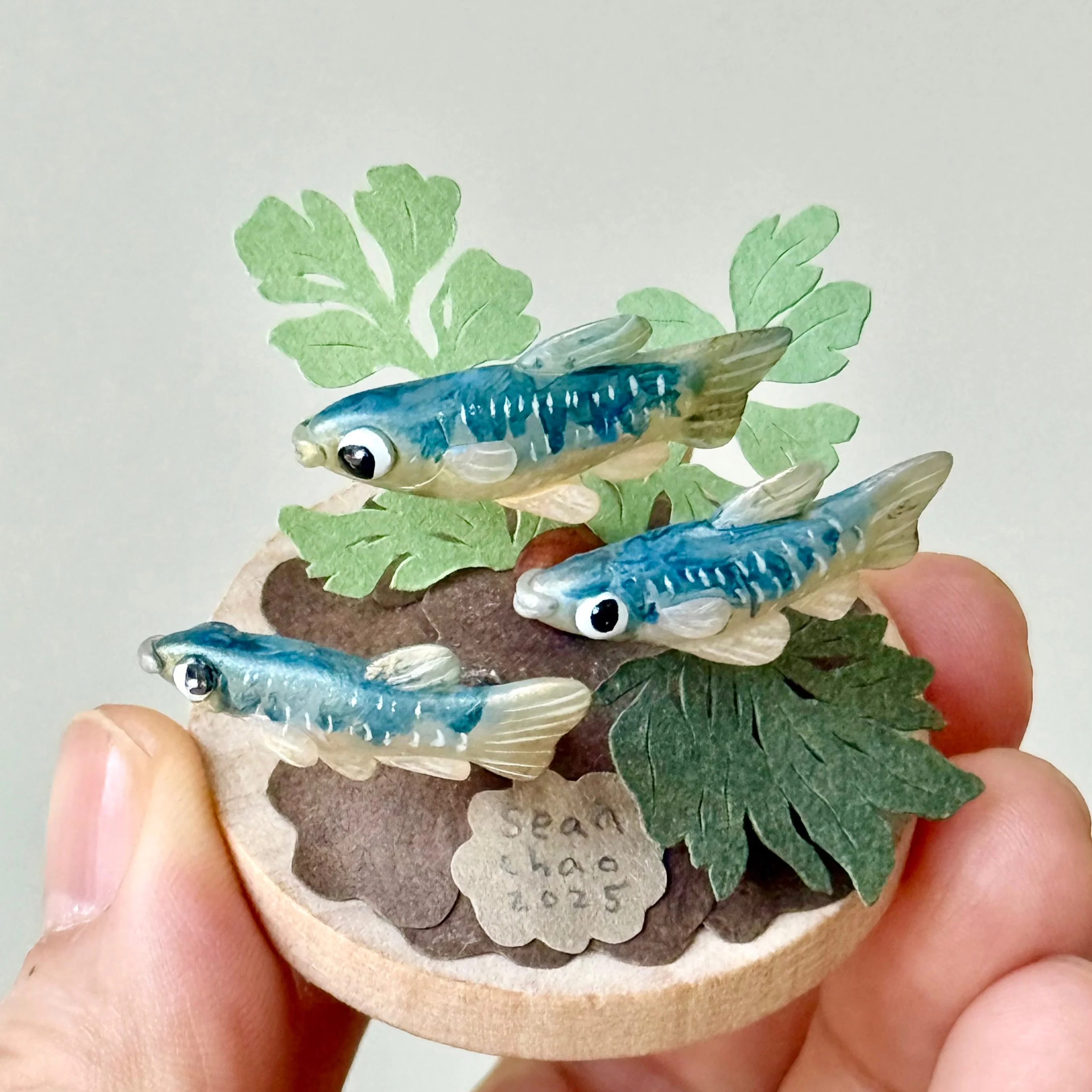 Hello Again - #74 - Sean Chao - "School of Fish 03" - Image 2