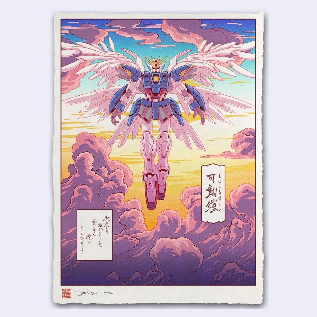 Jed Henry - Aloft at Sunset (Gundam) Giclee Print