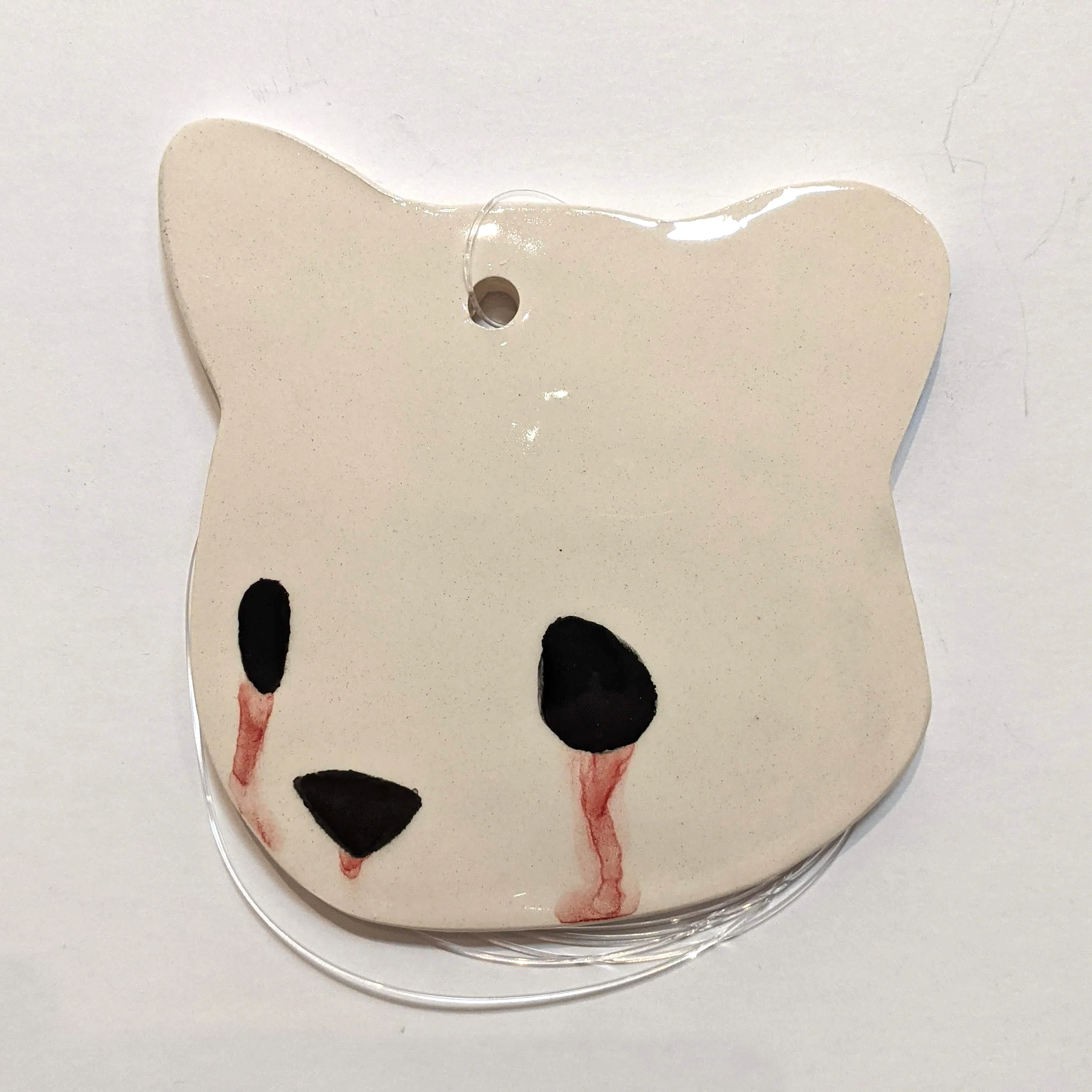 Jenn Lima - Luke Chueh: More Drawings - 4 to 5" Medium Ceramic Bear Head (Facing Left) - Image 2