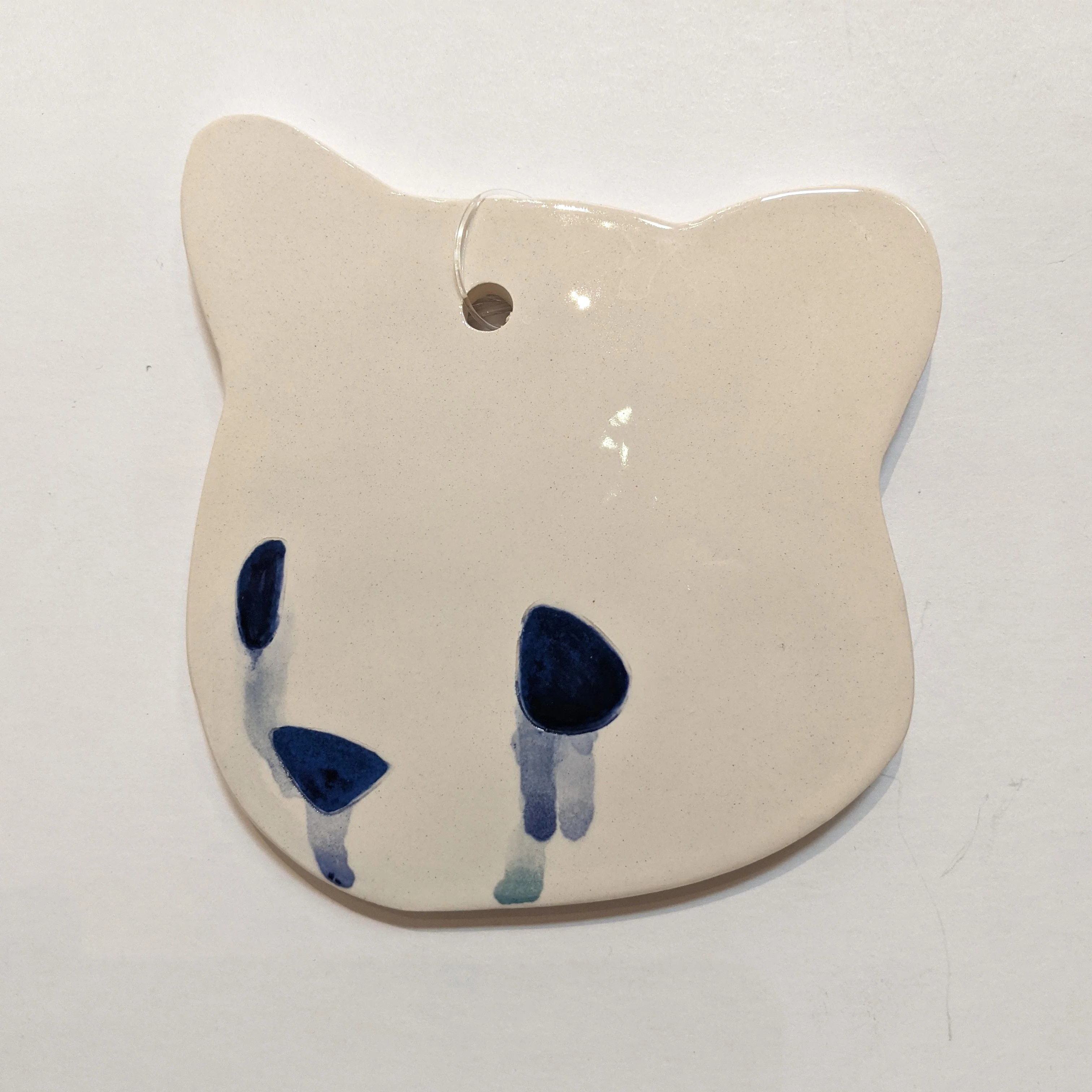 Jenn Lima - Luke Chueh: More Drawings - 4 to 5" Medium Ceramic Bear Head (Facing Left) - Image 3