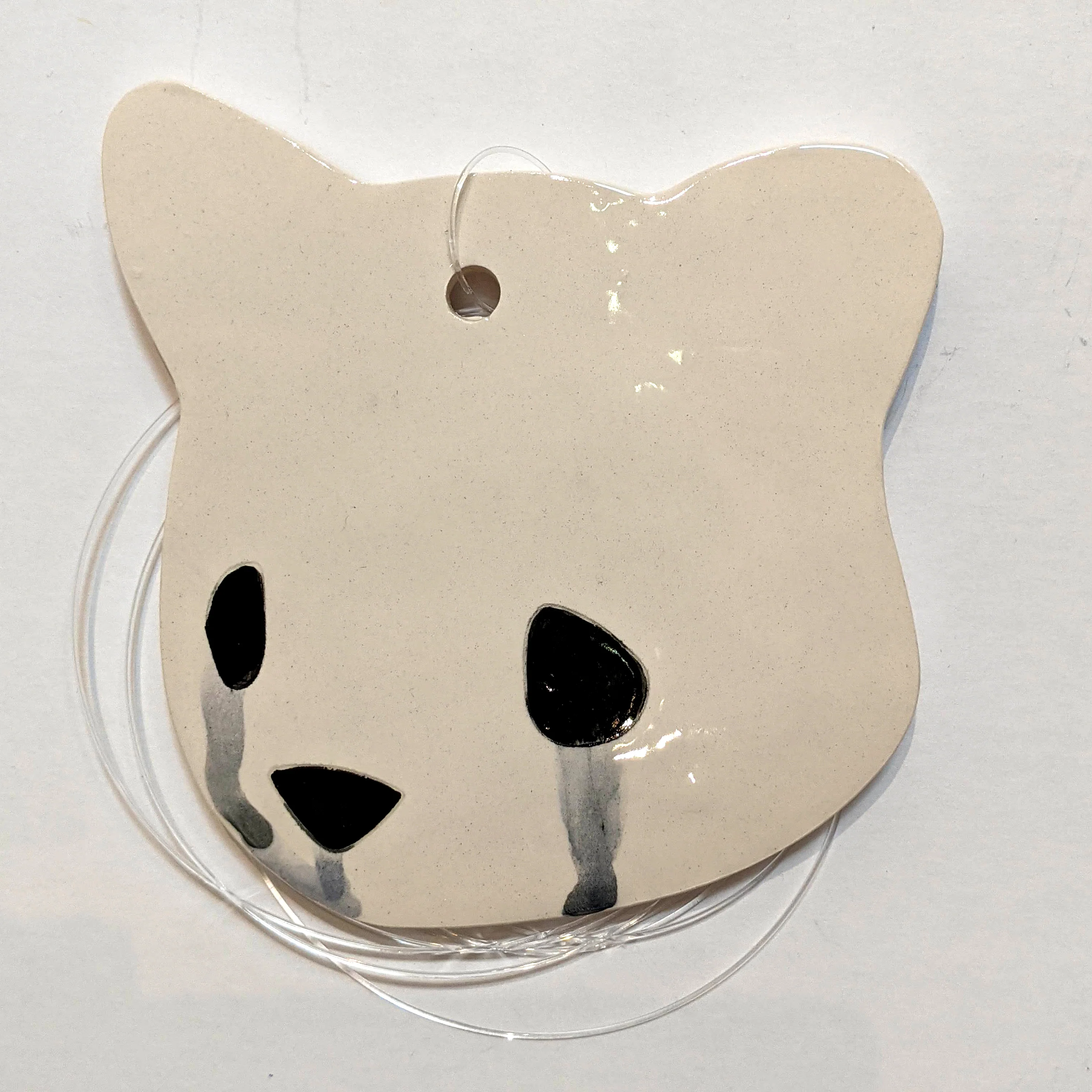 Jenn Lima - Luke Chueh: More Drawings - 4 to 5" Medium Ceramic Bear Head (Facing Left) - Image 4