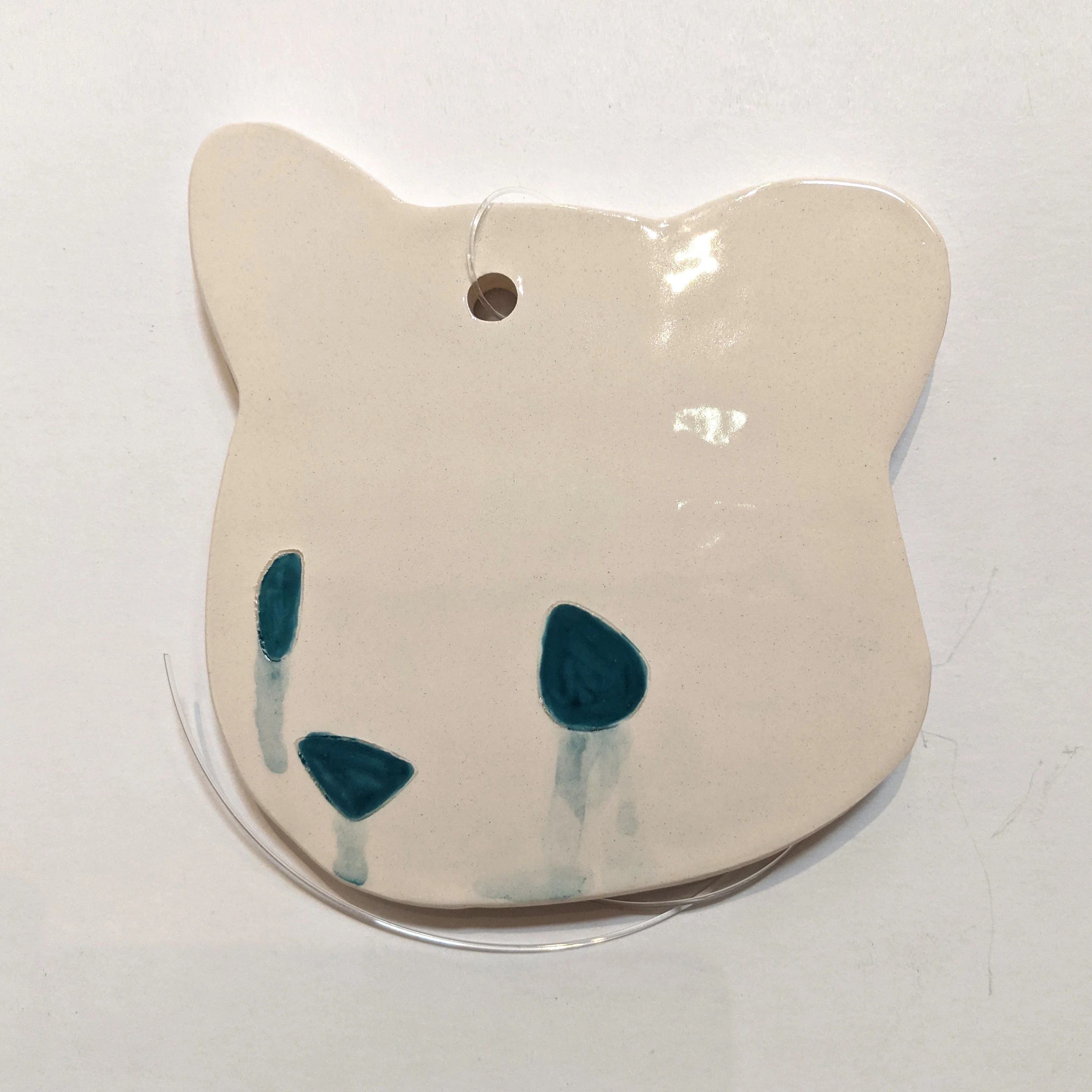 Jenn Lima - Luke Chueh: More Drawings - 4 to 5" Medium Ceramic Bear Head (Facing Left) - Image 5