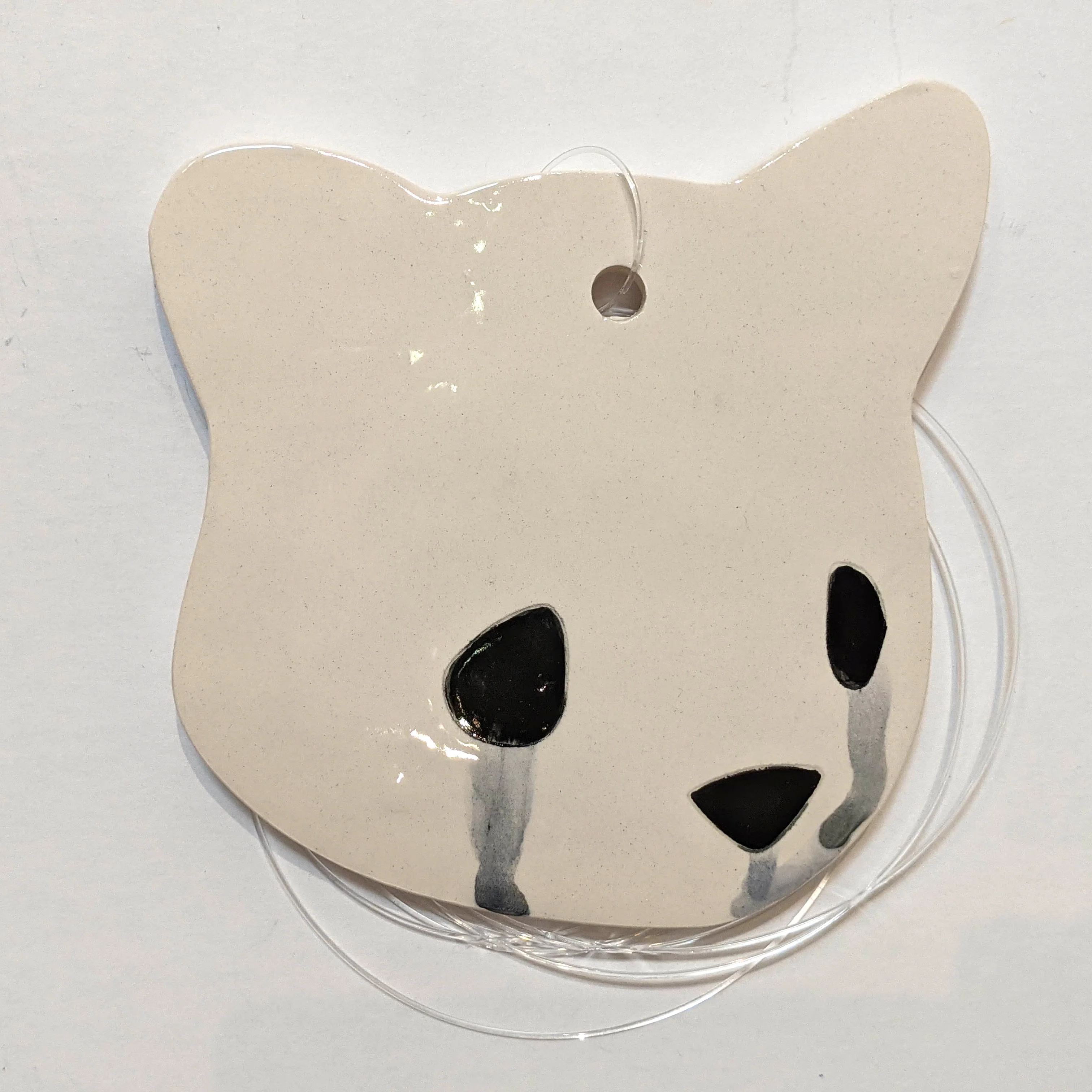Jenn Lima - Luke Chueh: More Drawings - 4"-5" Medium Ceramic Bear Head (Facing Right) - Image 3