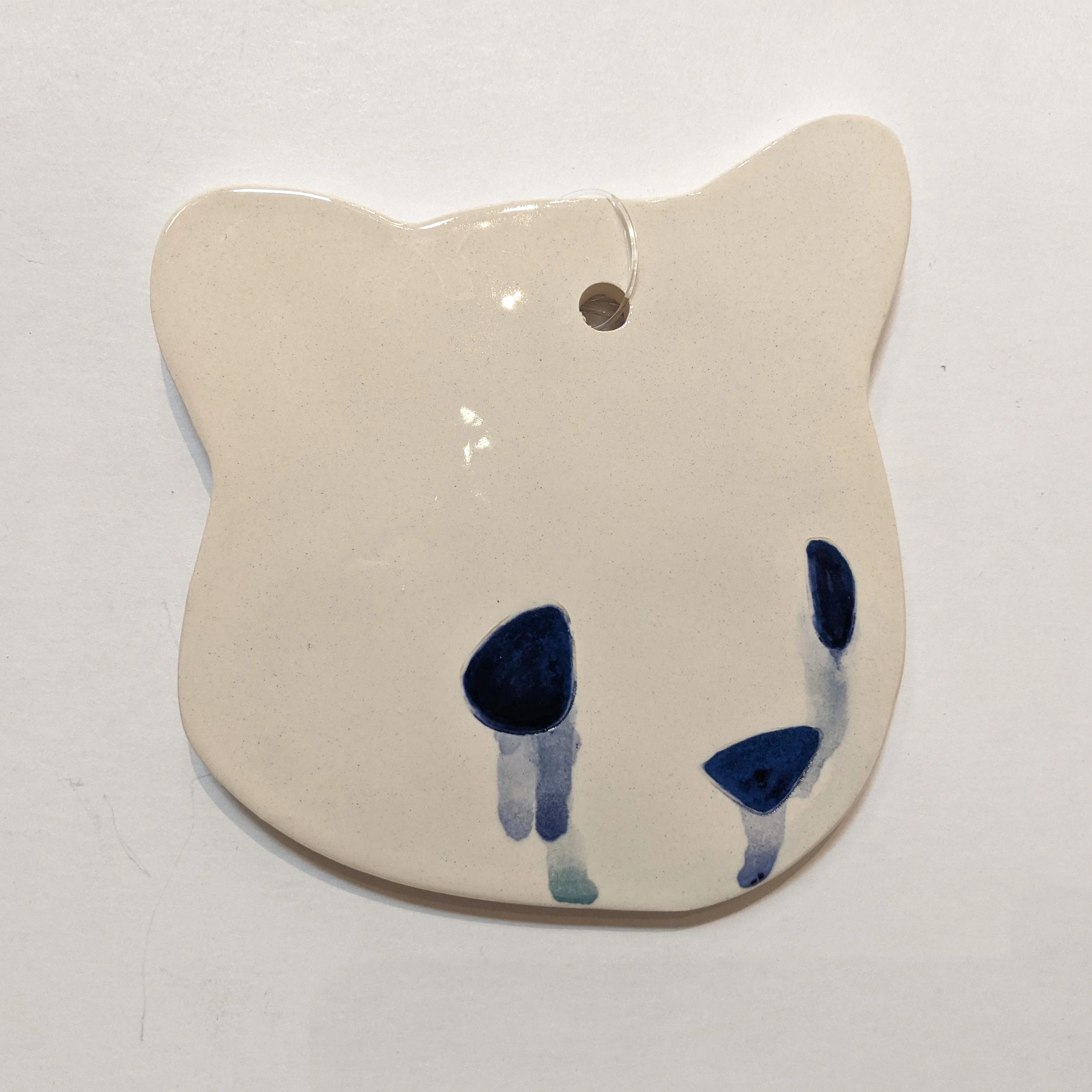 Jenn Lima - Luke Chueh: More Drawings - 4"-5" Medium Ceramic Bear Head (Facing Right) - Image 5