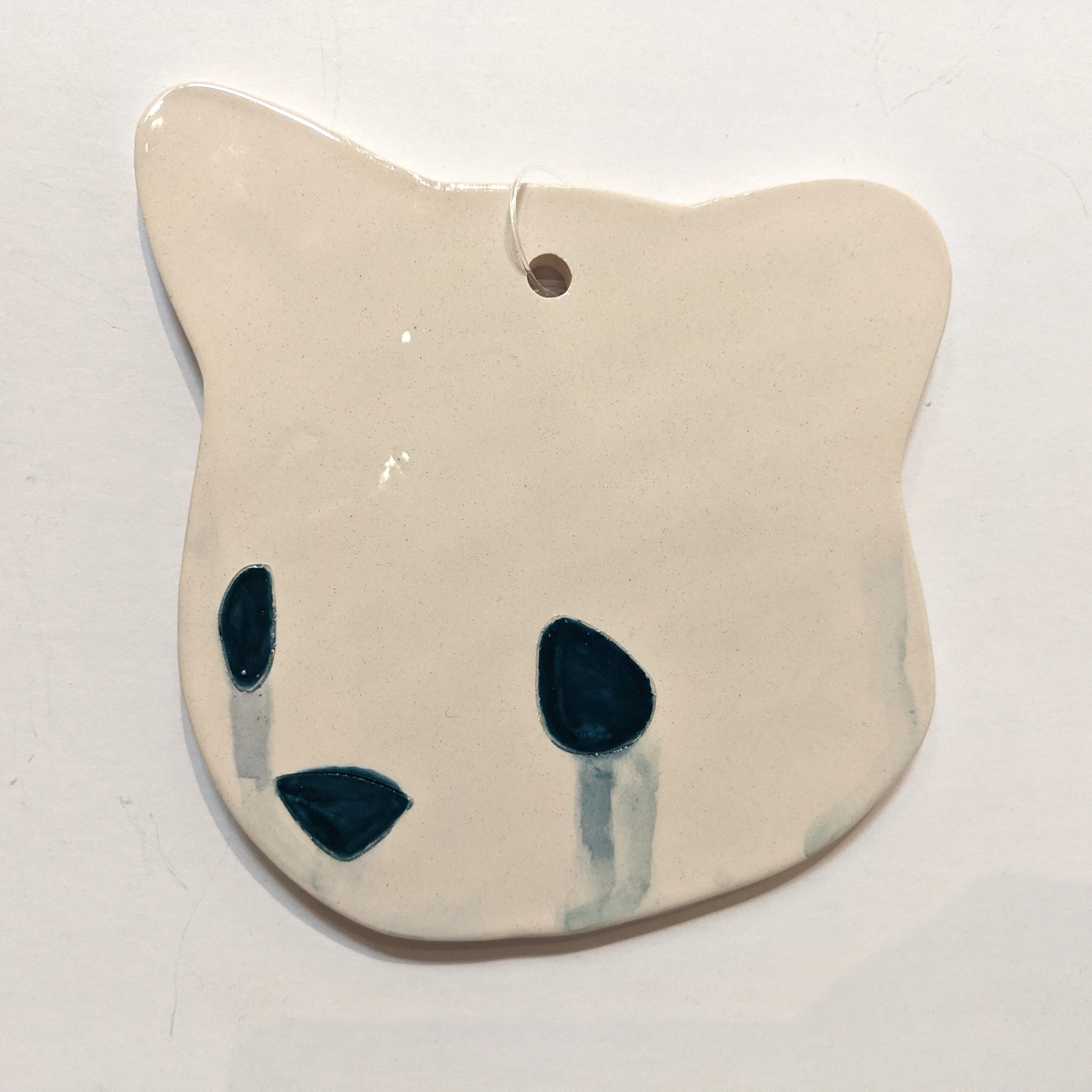 Jenn Lima - Luke Chueh: More Drawings - 6" Large Ceramic Bear Head (Left Facing) - Image 3