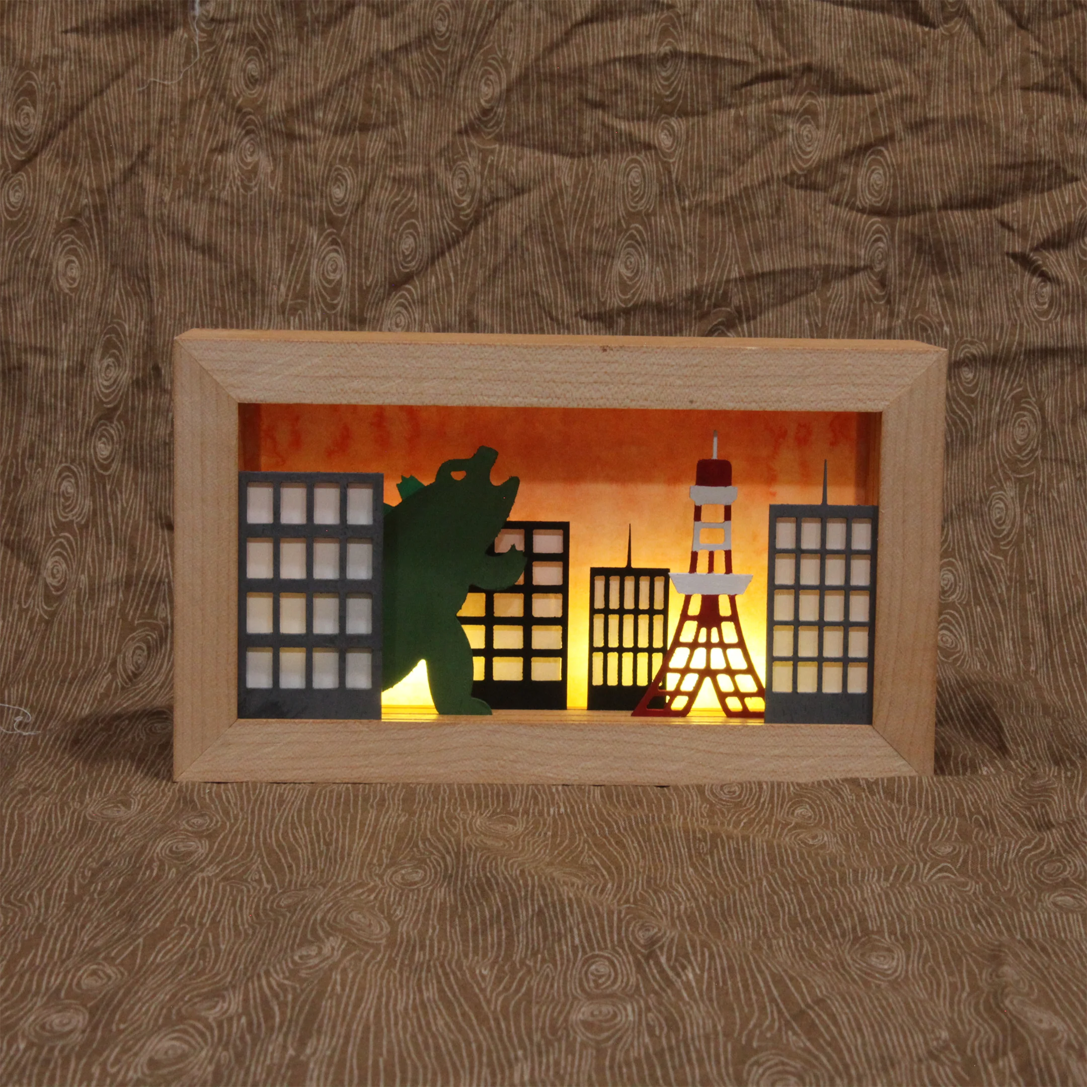Kaiju 2024 - Lap Ngo - "Godzilla Tower Shadow Box"