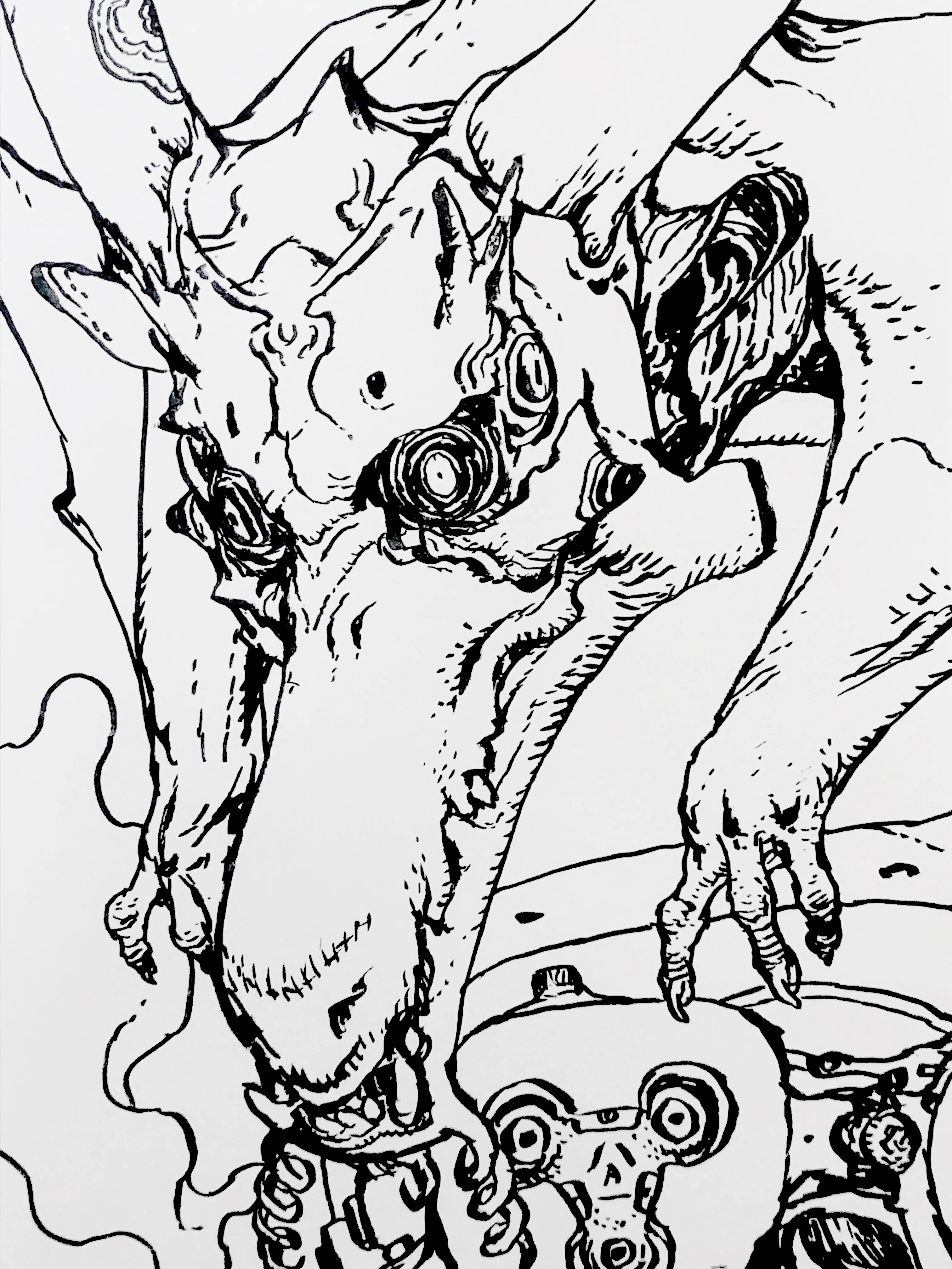 Katsuya Terada - Live Drawing July 2019 - Image 3