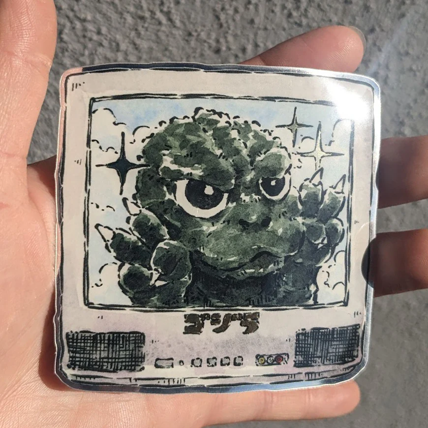 Kelly Yamagishi - "Kaiju Godzilla TV" Sticker - Image 2