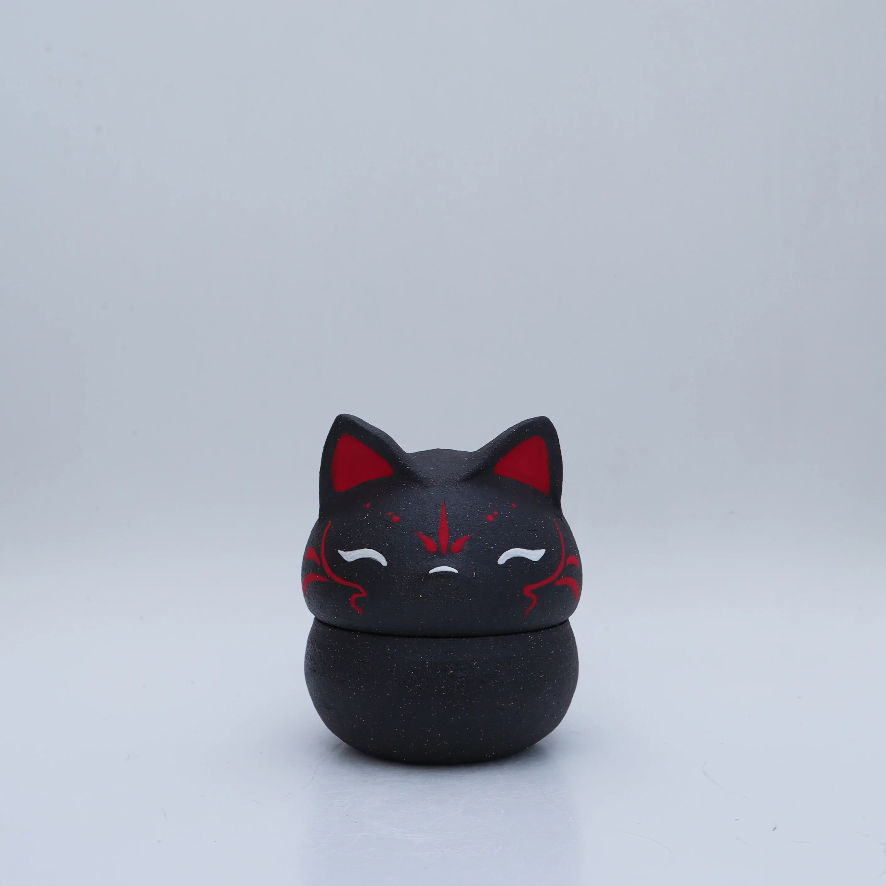 KILN - #42 & #43 - Dani Kawaii - "Kitsune Lidded Jar" - Image 2