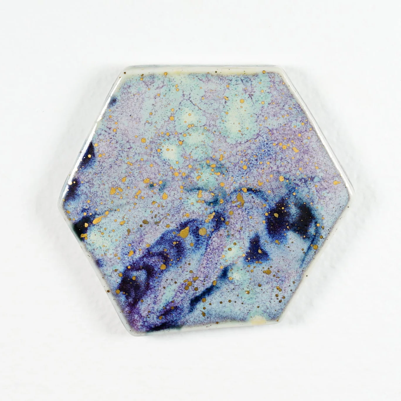 KILN II - #70 - Christine Luu - "Star Nebula Hex Tile"
