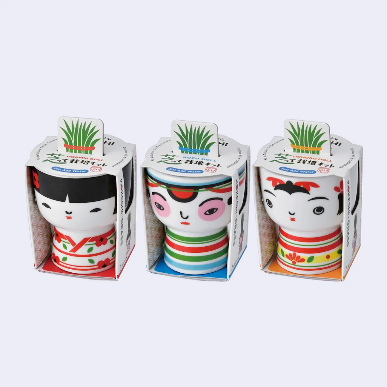 Kokeshi Grass Growing Kit (Assorted)